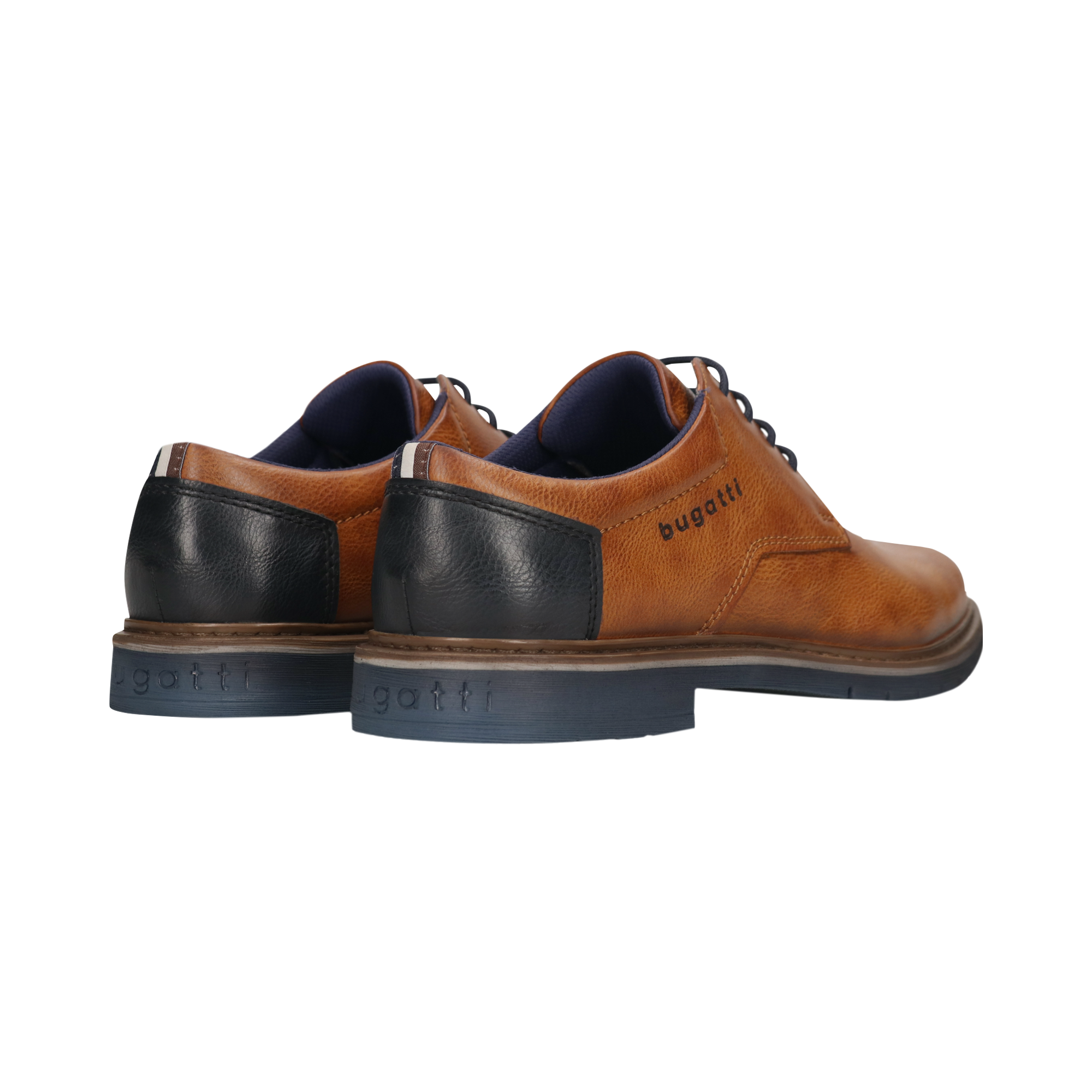 bugatti Schnürschuh  Blockabsatz, Businessschuh, Abendschuh mit Logoprägung