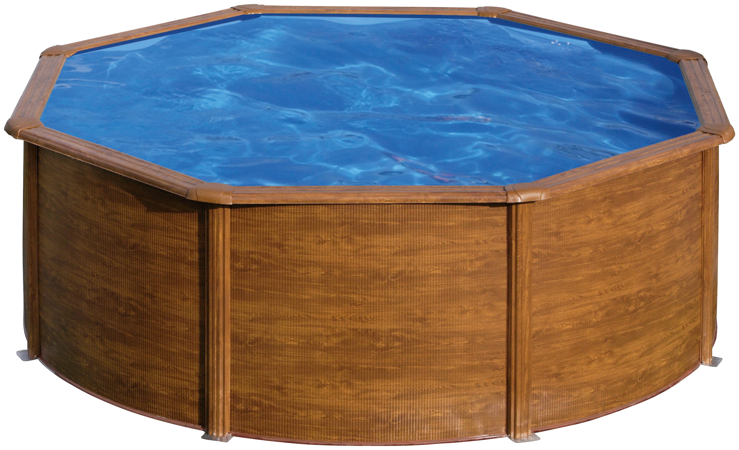 my POOL BWT Rundpool, (Set, 5 tlg.), in moderner Holzoptik, Höhe 120 cm, verschiedene Größen
