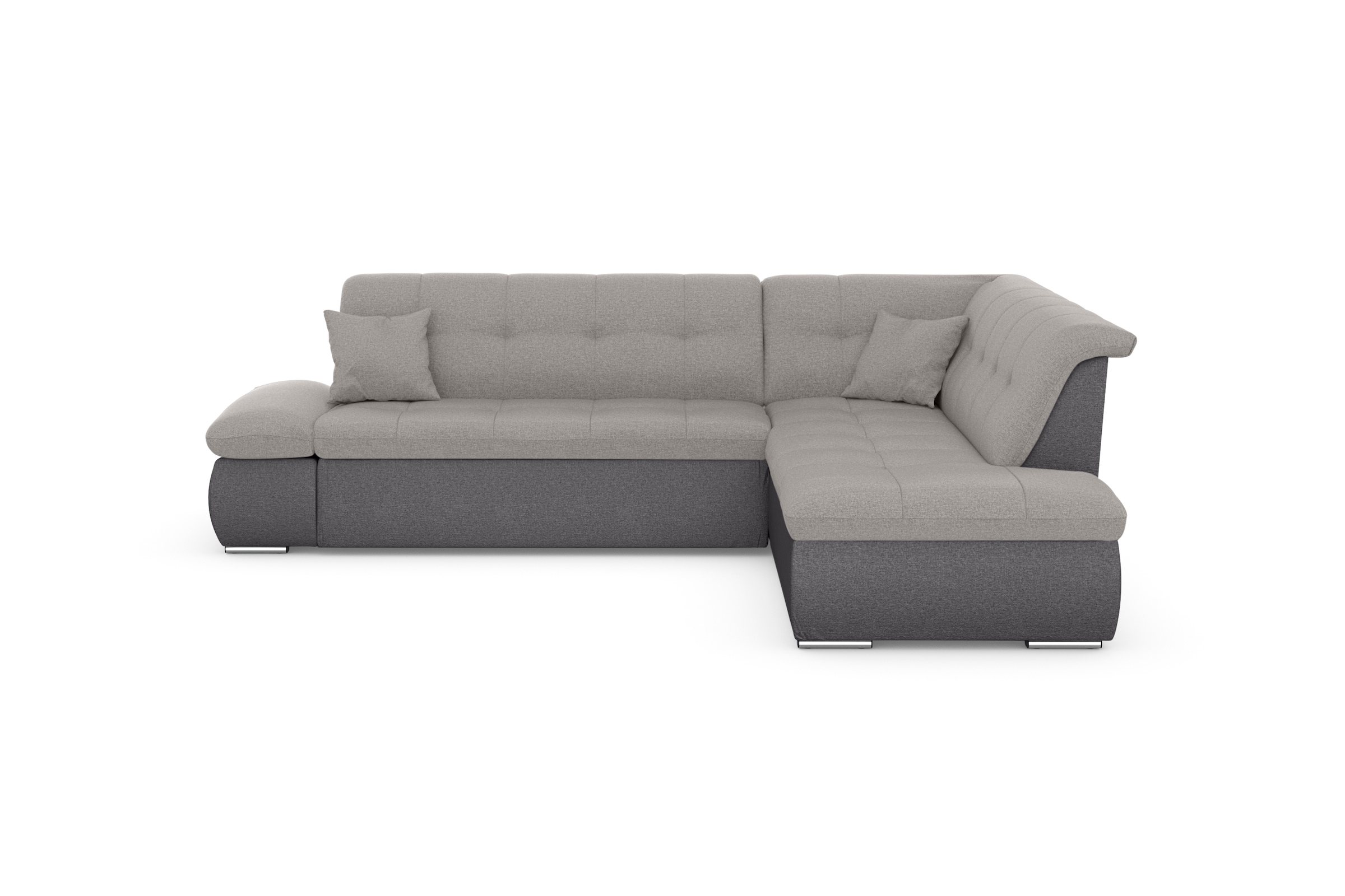 DOMO collection Ecksofa »Moric  L-Form« wahlweise mit Bettfunktion und Armlehnenverstellung, auch in Cord