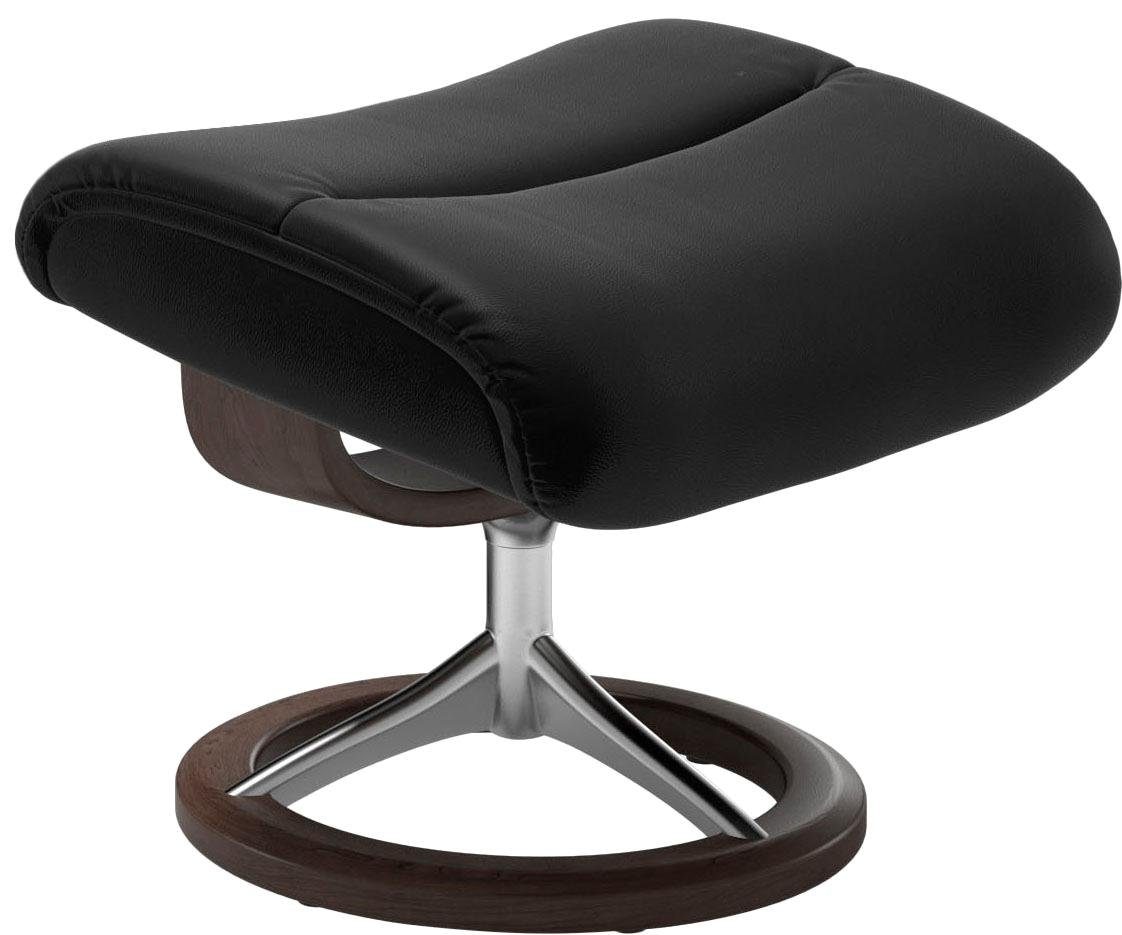 Stressless® Relaxsessel »View« Set, Relaxsessel mit Hocker,  mit Signature Base, Größe M,Gestell Wenge