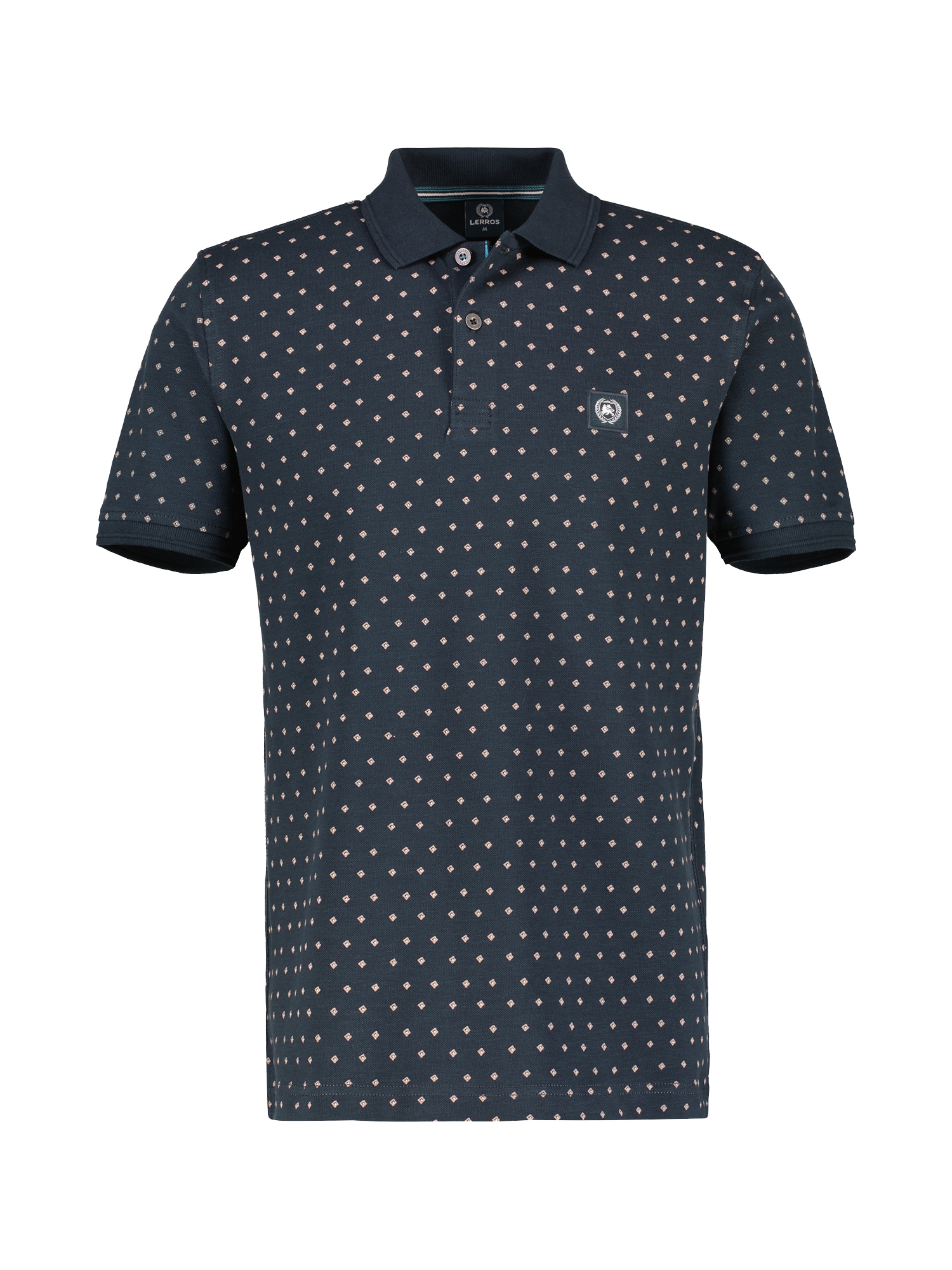 LERROS Poloshirt »LERROS Poloshirt mit Punkt-Print«