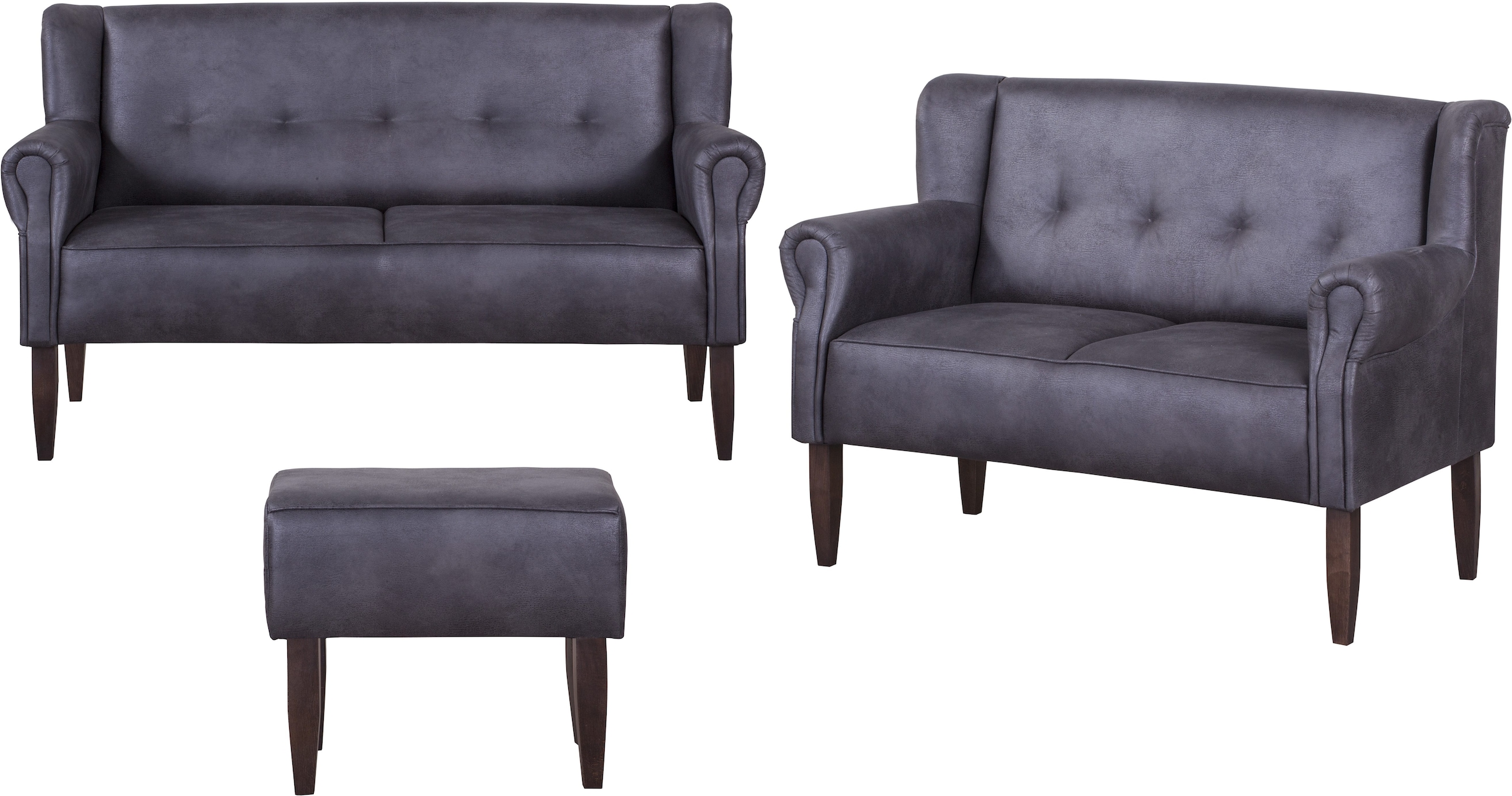 Home affaire Küchensofa »Moro Couch mit Federkern, bequem, Breite 142cm« in verschiedenen Stoffen und Farben