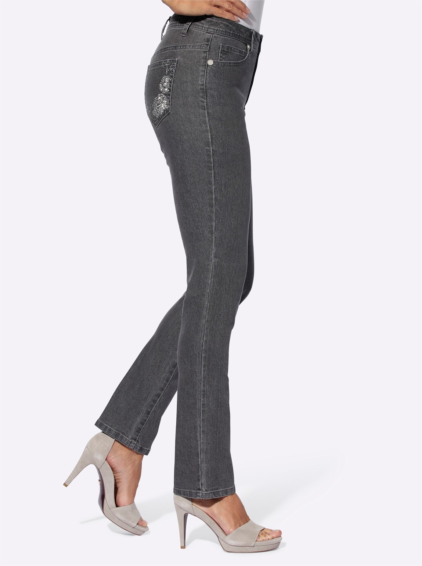 Lady Bequeme Jeans, (1 tlg.)