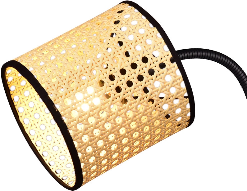 Leonique Stehlampe »Jules«, 1 Wiener Stehleuchte 3 Lampenschirm, kaufen flammig-flammig, mit Leuchtenhals mit Jahren online | schwenkbar XXL Garantie Geflecht
