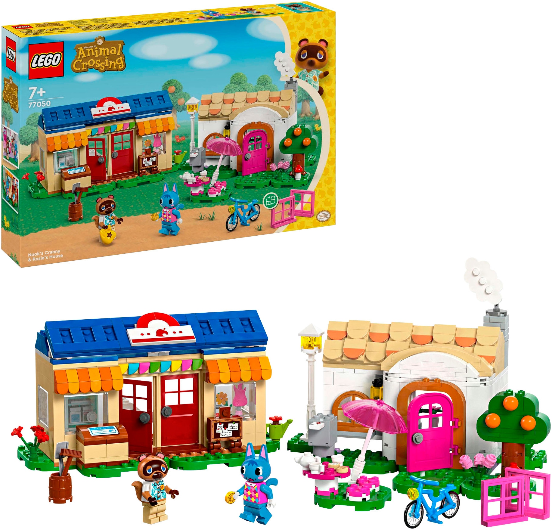 Konstruktionsspielsteine »Nooks Laden und Sophies Haus (77050), LEGO® Animal...