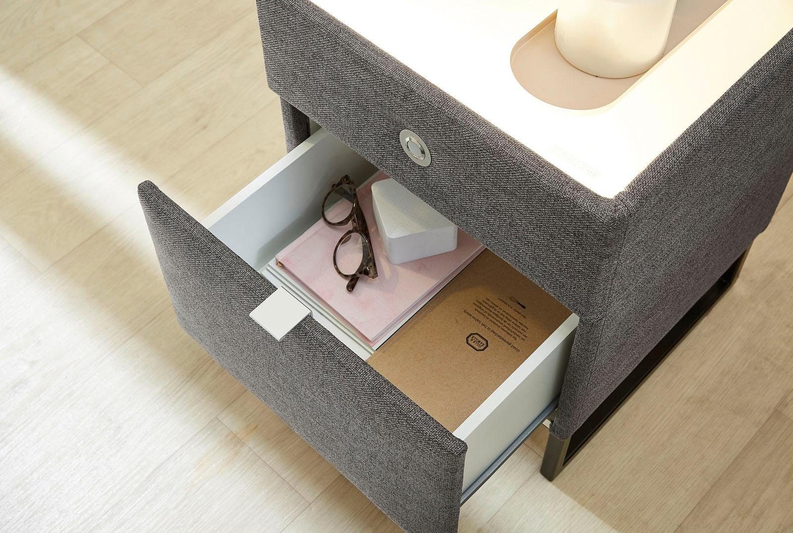 Jockenhöfer Gruppe Nachtkonsole »Linea« mit LED-Beleuchtung