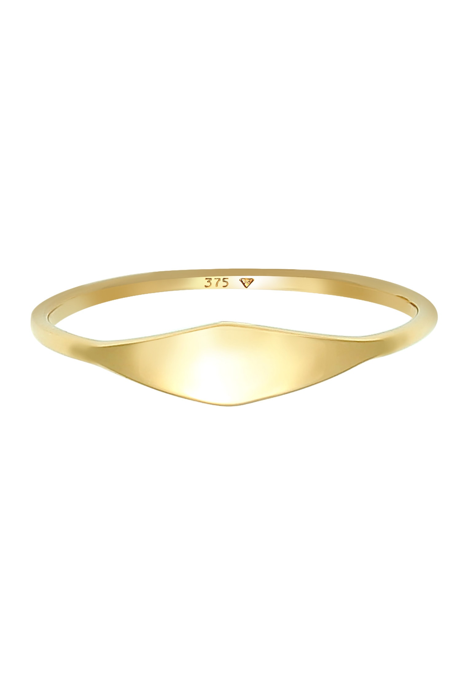 Elli Premium Silberring »Ring Marquise Elegant Statement 375 Gelbgold«