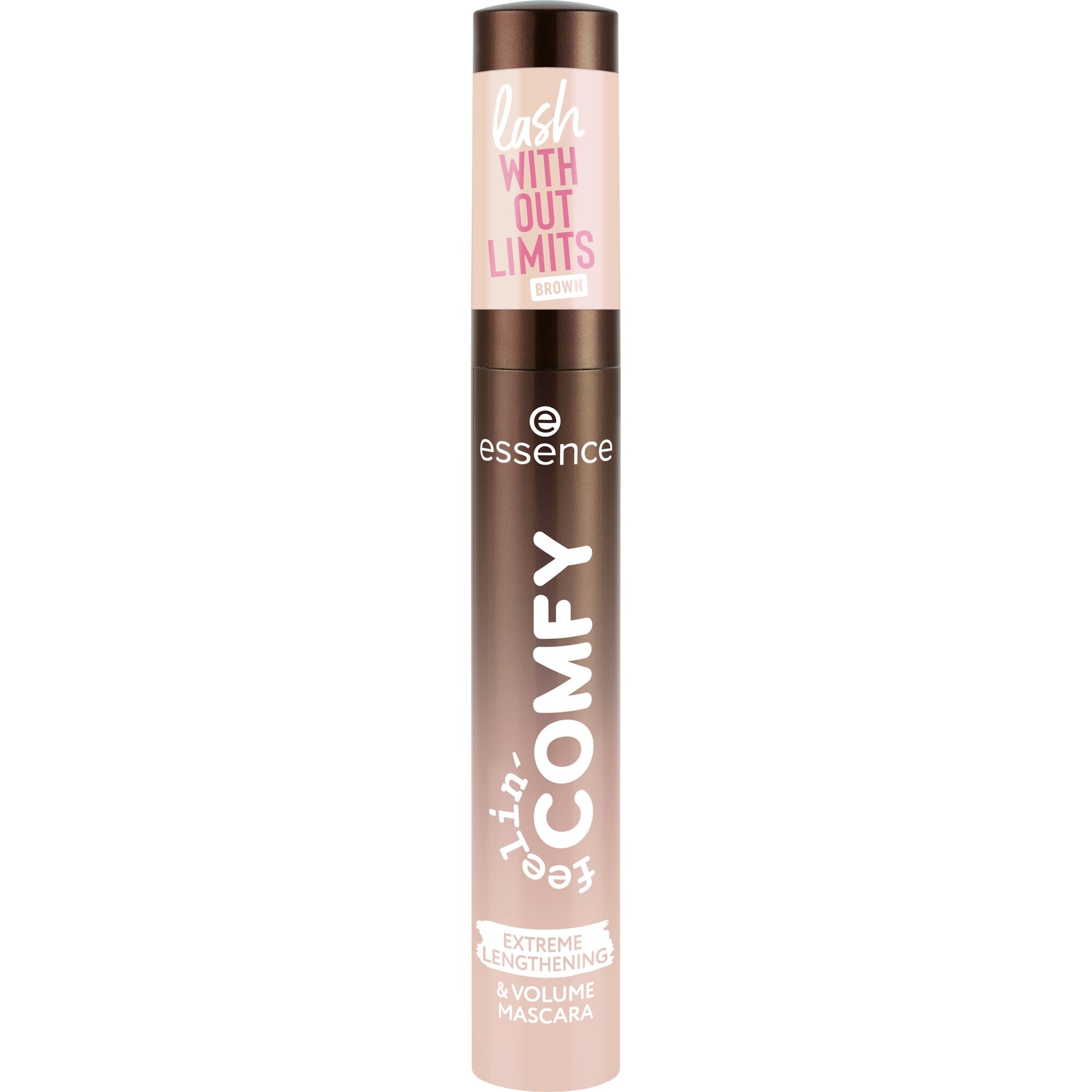 Essence Mascara »feelin' comfy lash WITHOUT LIMITS BROWN EXTREME LENGTHENING & VOLUME«