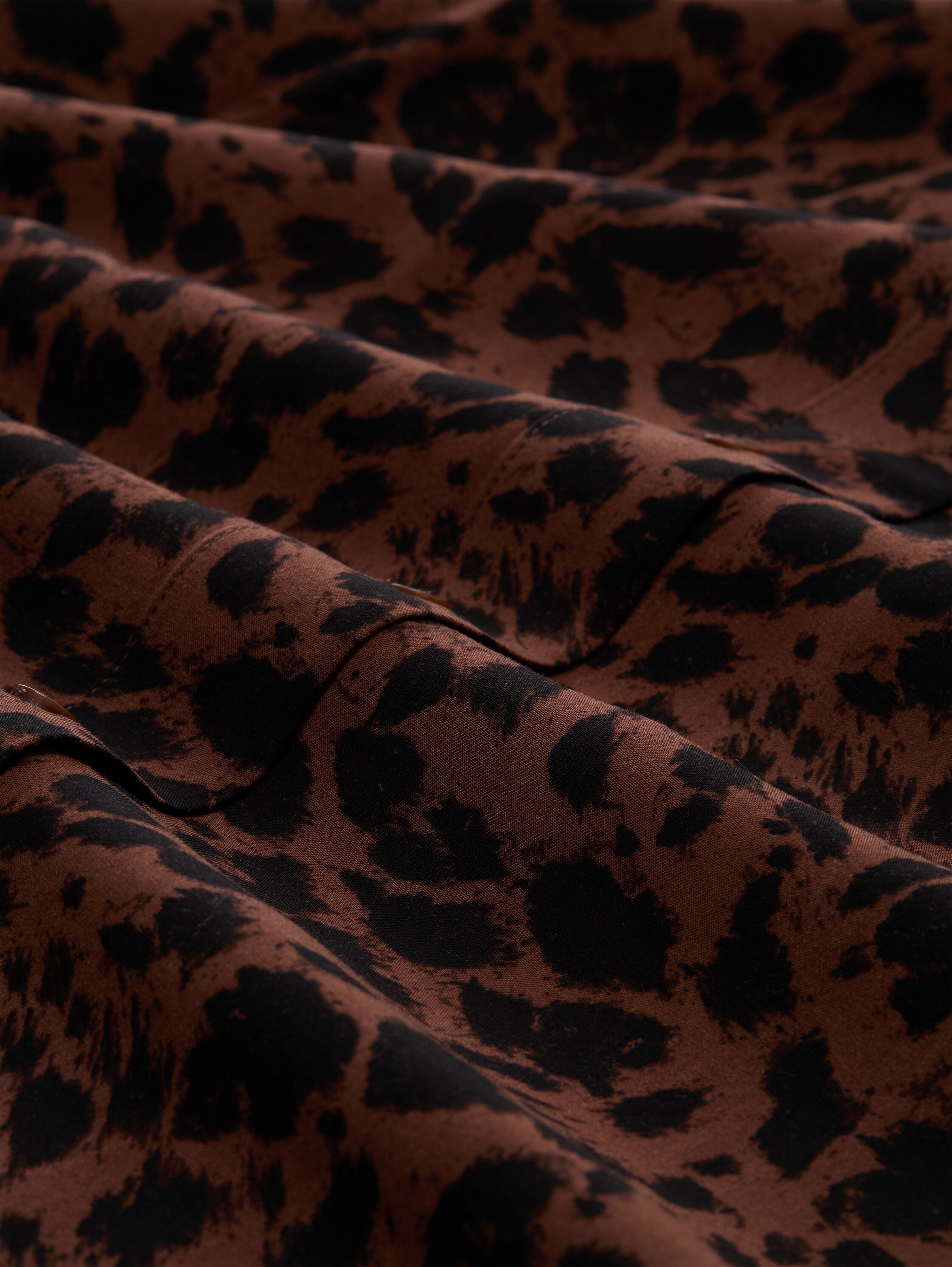 TOM TAILOR PLUS Klassische Bluse mit Leo-Print