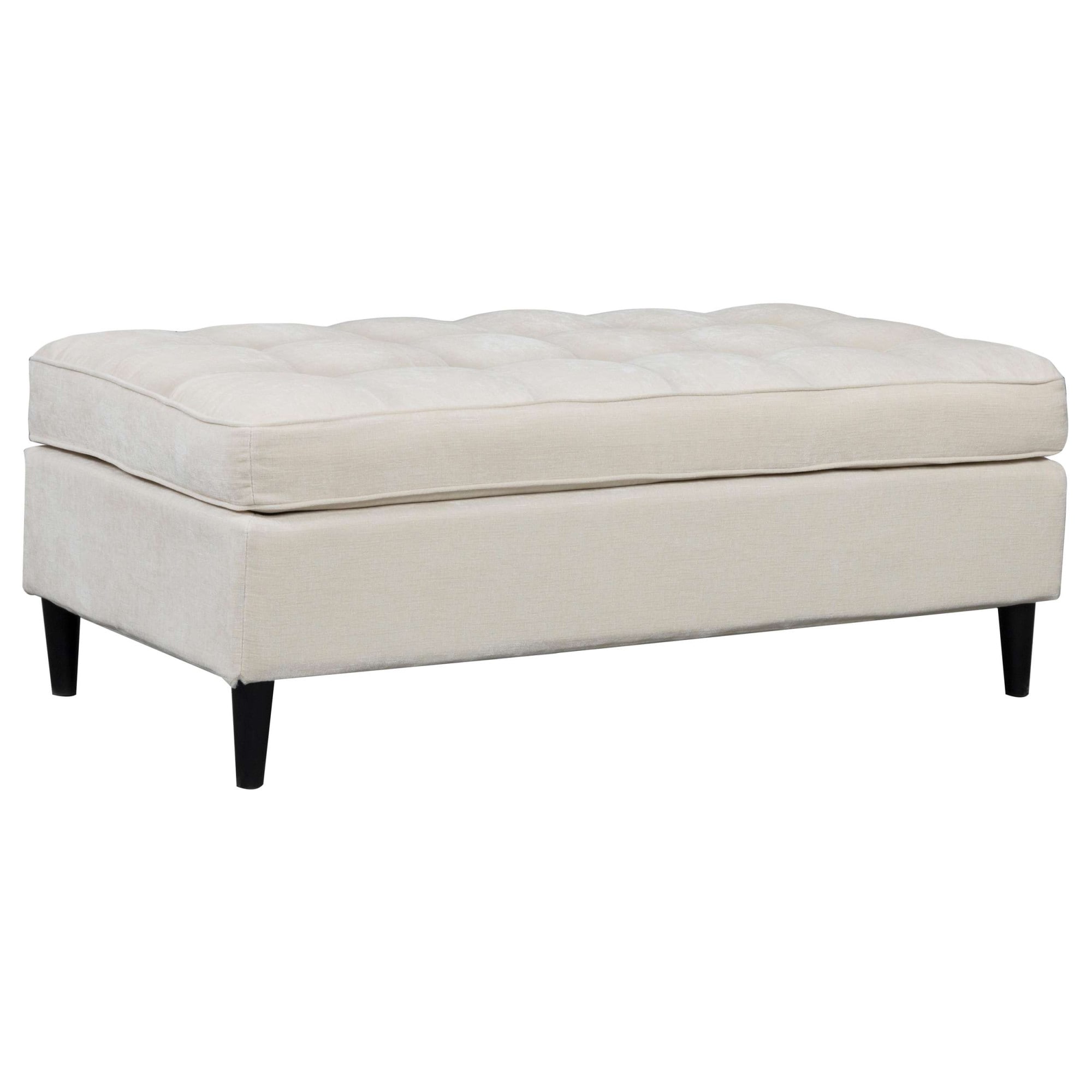 Dorel Home Ottomane »LINDHUS, Breite 120 cm« Knopfsteppung, individuell zu kombinieren, Cord und Chenille-Bezug