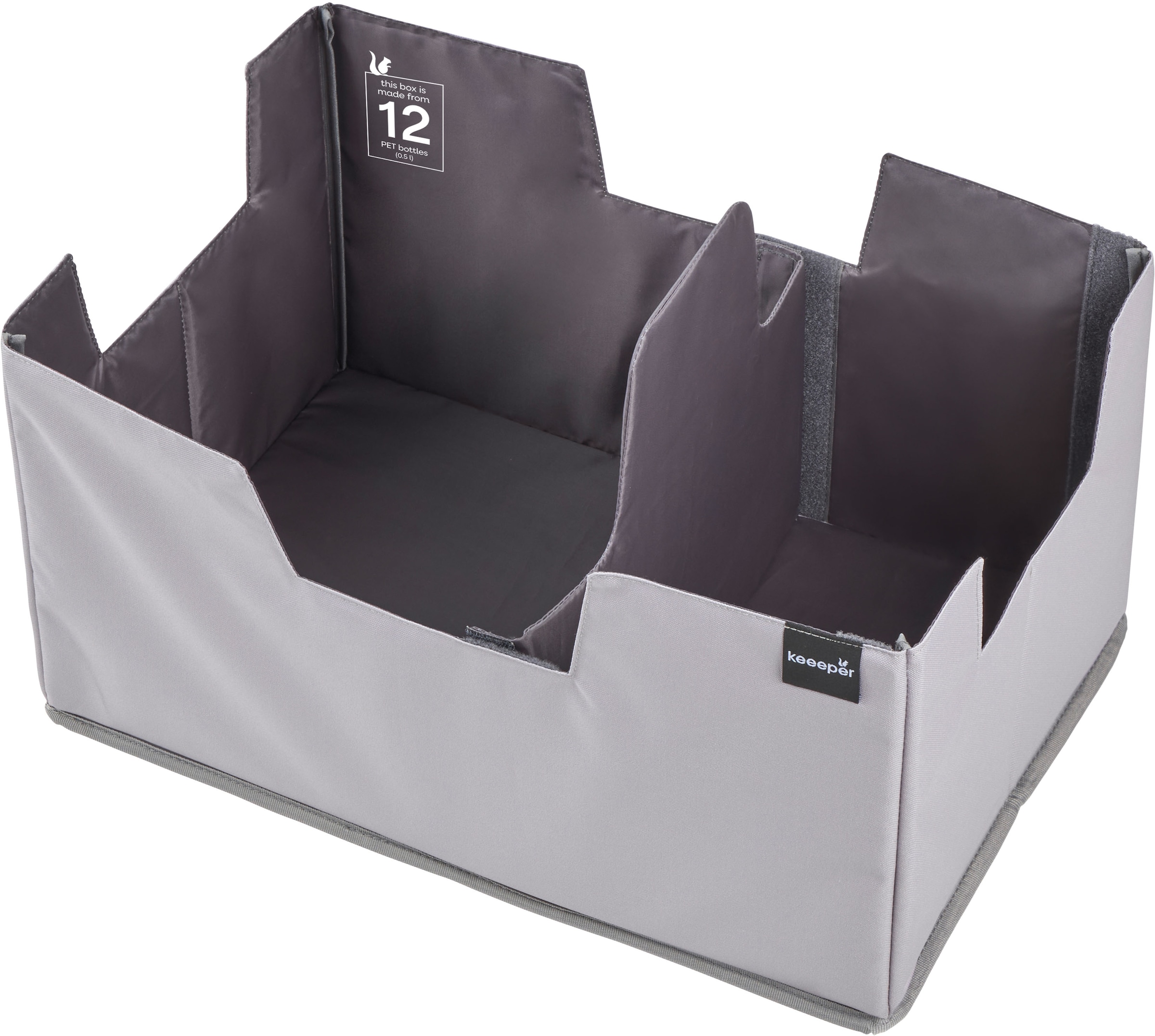 keeeper Klappbox »Profi-Klappbox ben 45 l und 5x faltbare Box und Isoliertasche neo« Soft-Touch-Griffe, zusammenklappbar