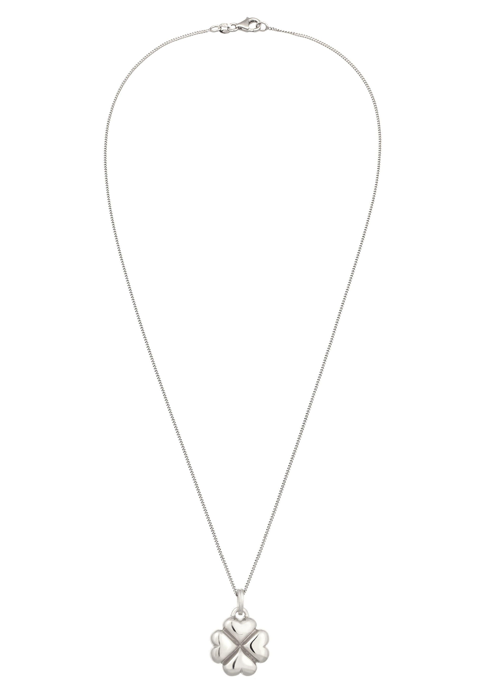 Elli Kette mit Anhänger »Halskette Kleeblatt Anhänger Herzen 925 Sterling Silber«