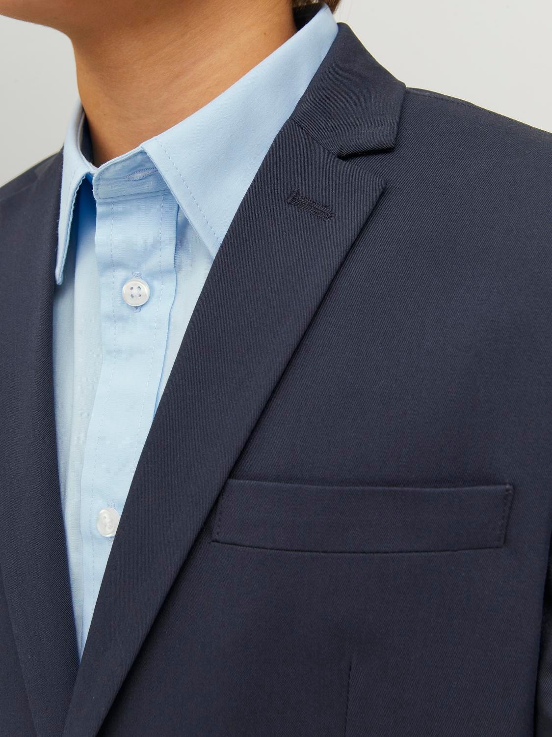 Jack & Jones Junior Sakko »JPRSOLAR stylisch, elastisch, pflegeleicht« unifarben, modisch, slim fit, Reverskragen