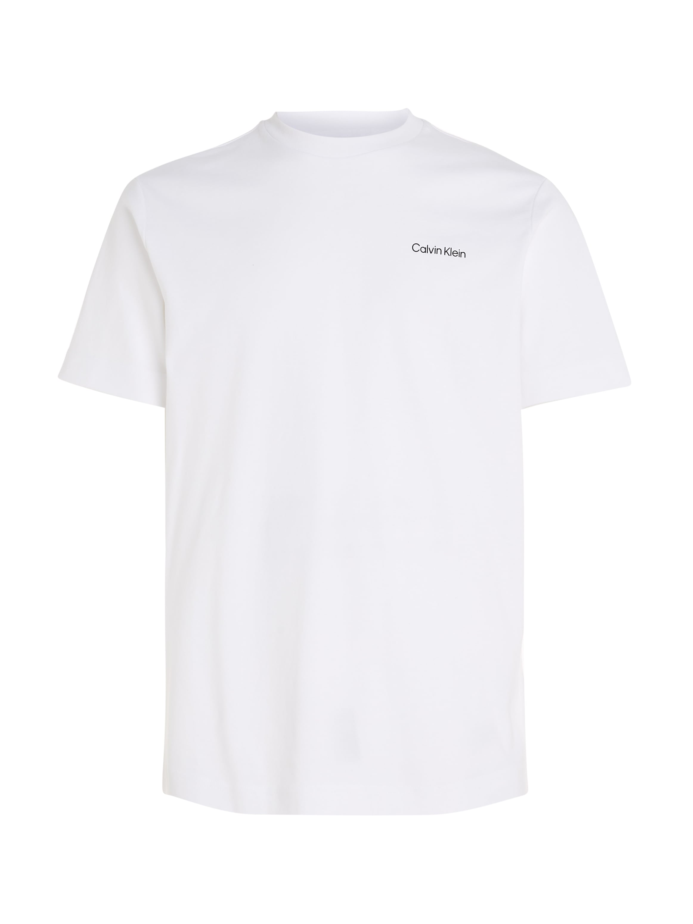 Calvin Klein T-Shirt »Micro Logo«, aus dickem Winterjersey, mit Logoprint