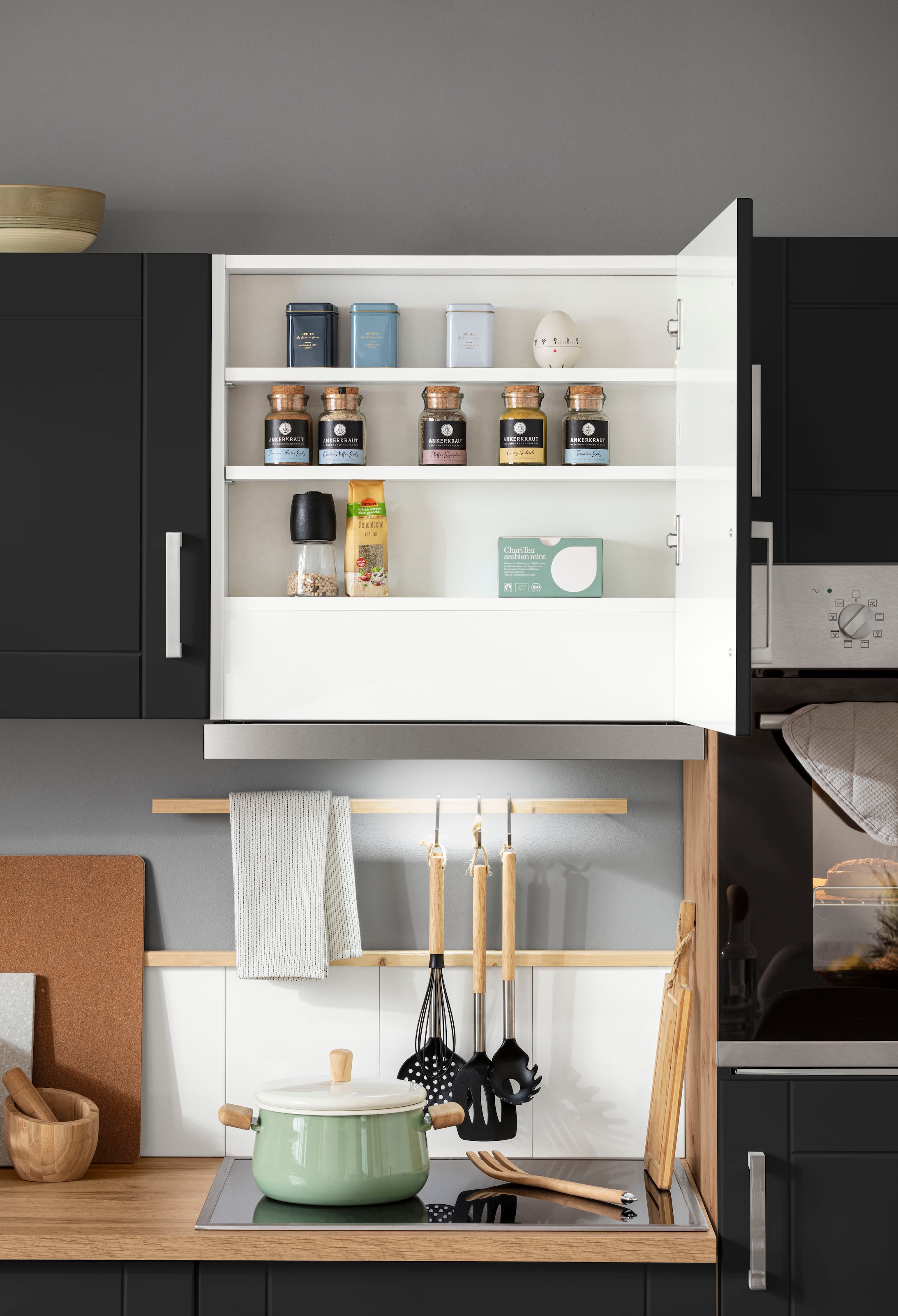 KOCHSTATION Winkelküche »KS-Tinnum«, mit E-Geräten, Stellbreite 240/330 cm