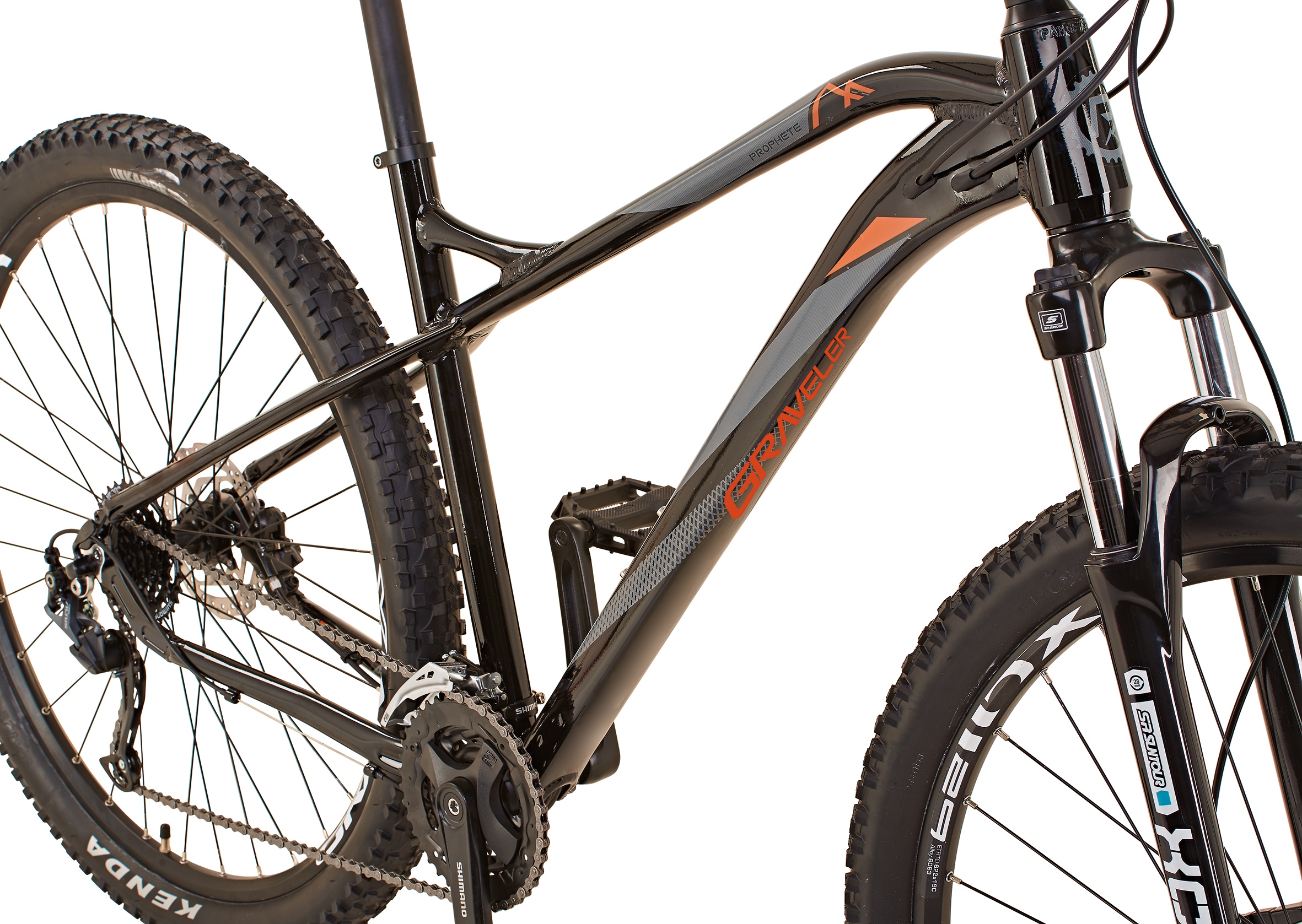 Prophete Mountainbike »Graveler 20.BMM.10 Mountain-Bike 29"«, 24 Gang, Shimano, Shimano Altus Schaltwerk, Kettenschaltung, für Damen und Herren, Kettenschaltung