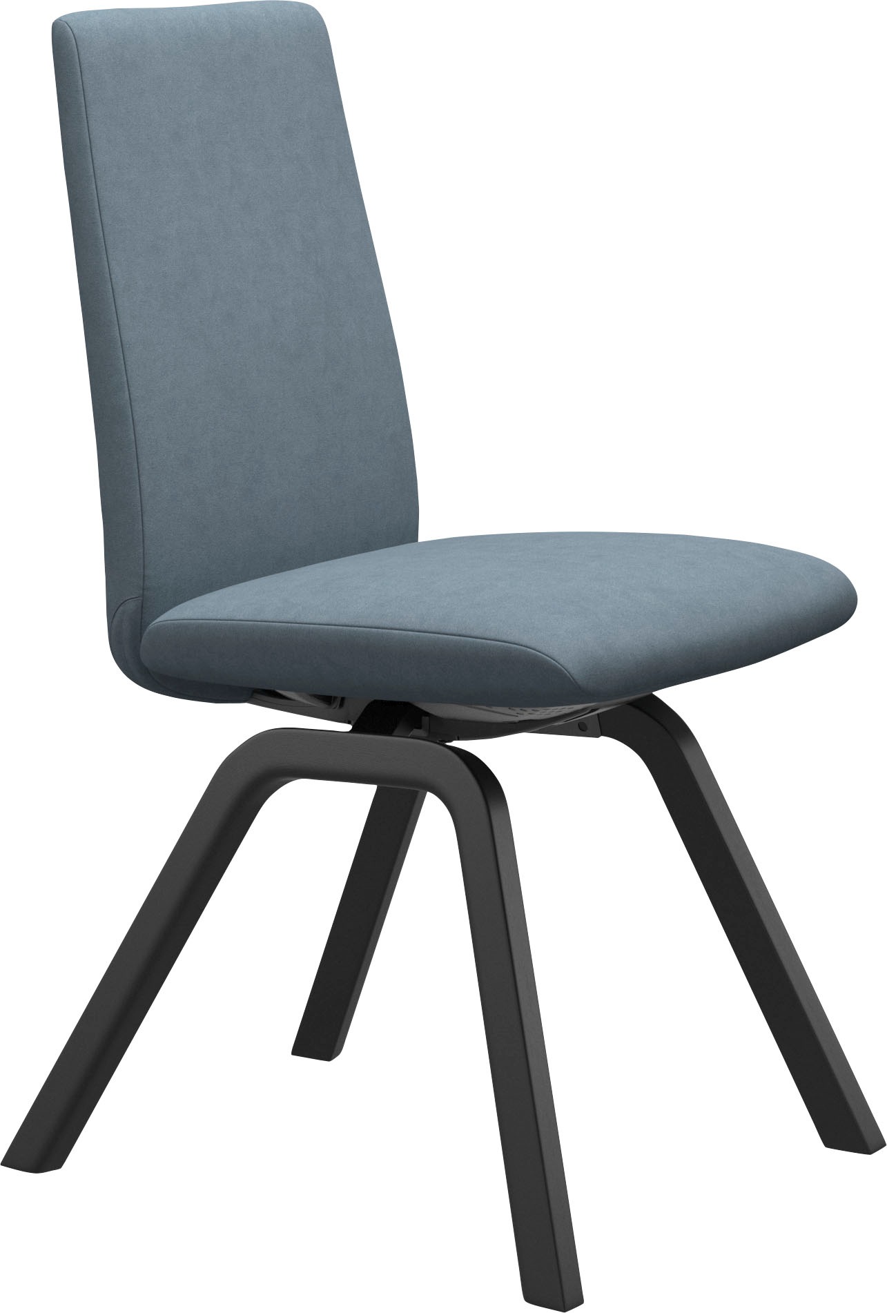 Stressless® Polsterstuhl »Laurel«, Microfaser DINAMICA, Low Back, Größe M, mit schräggestellten Beinen in Schwarz