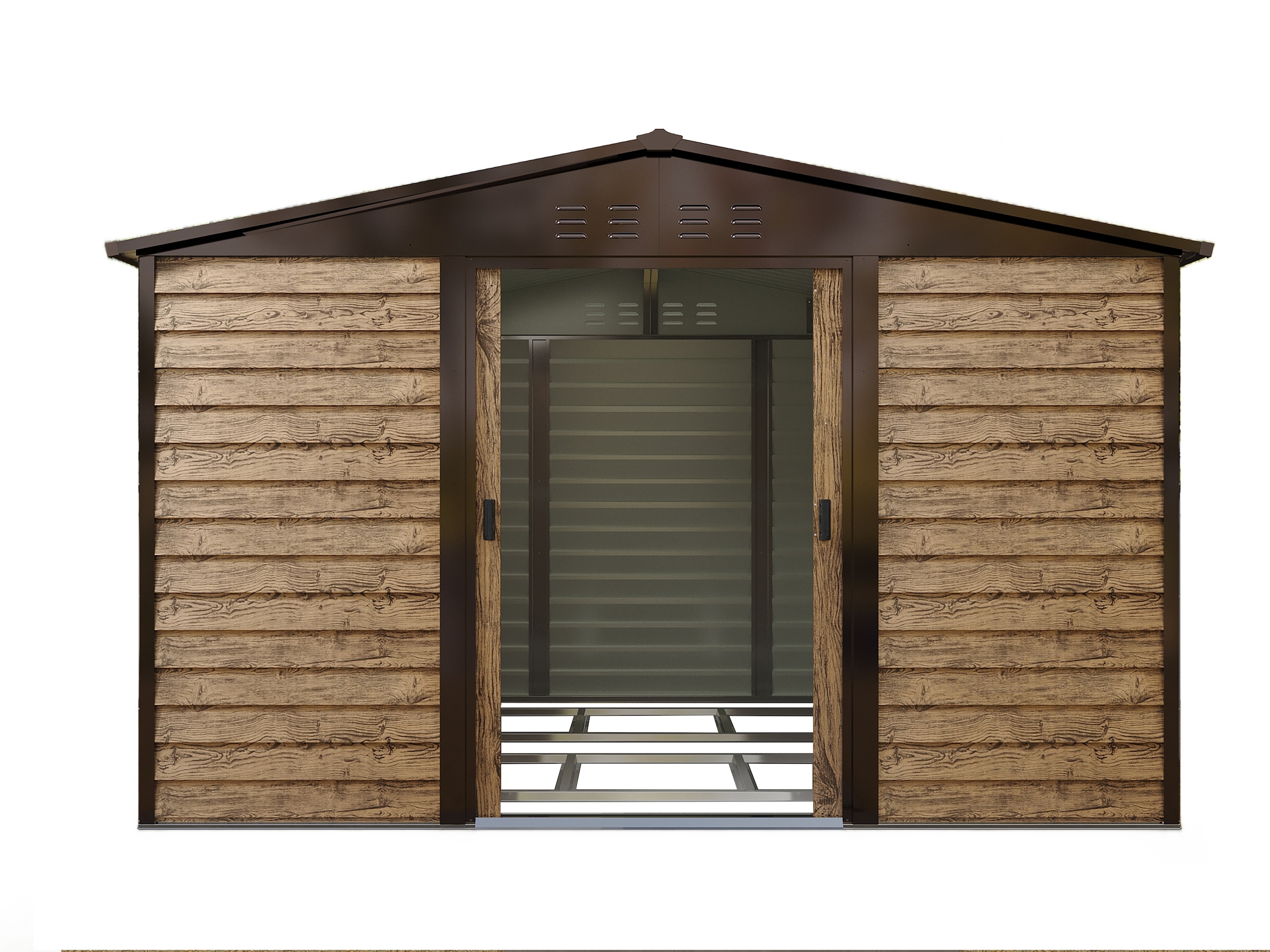 KONIFERA Gerätehaus »Metall« mit Fundamentrahmen