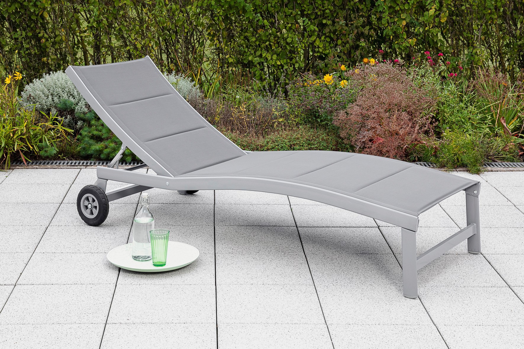 MERXX Gartenliege "San Marino" Aluminium