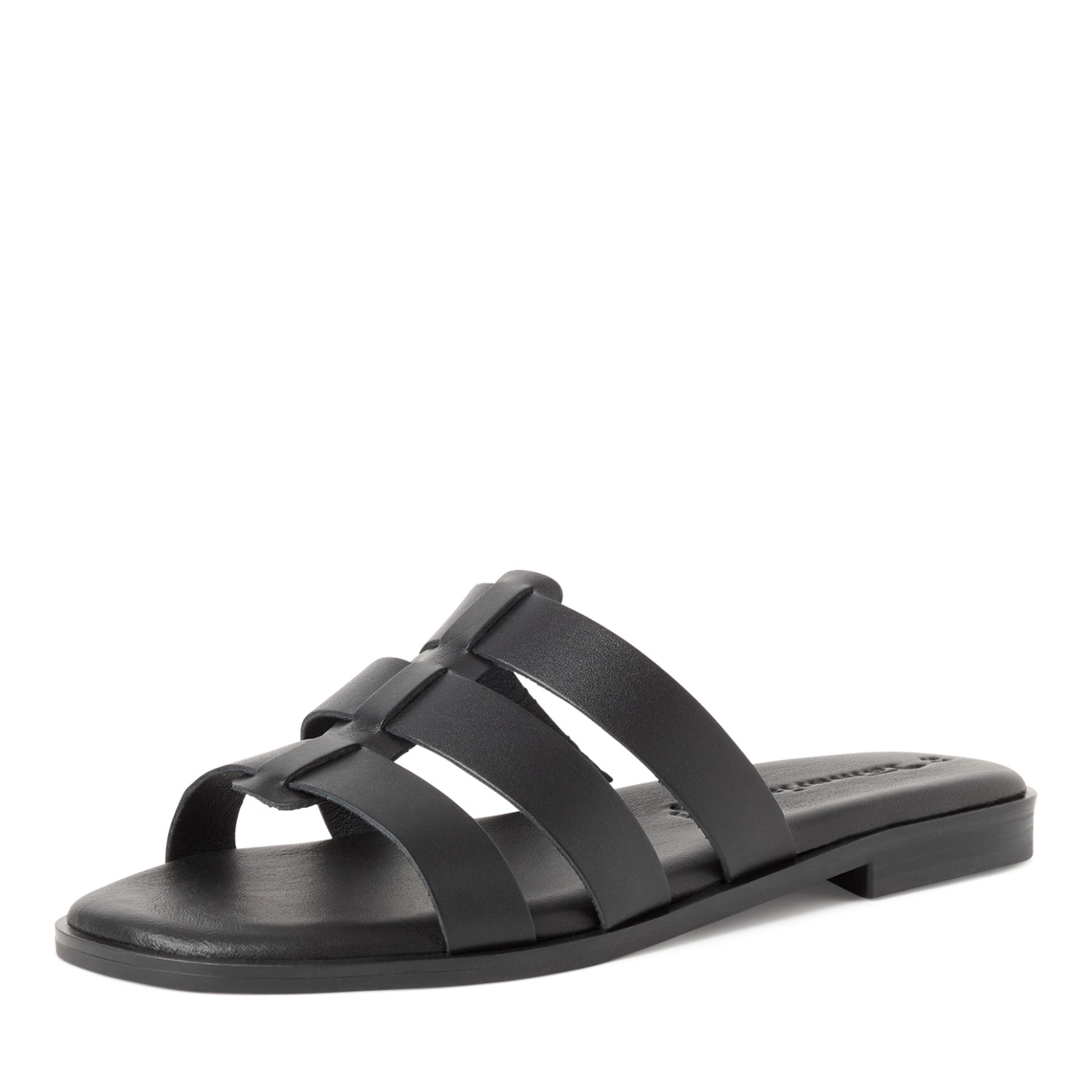 Tamaris Pantolette  , Sommerschuh, Schupfschuh, Flats mit modischen Riemchen