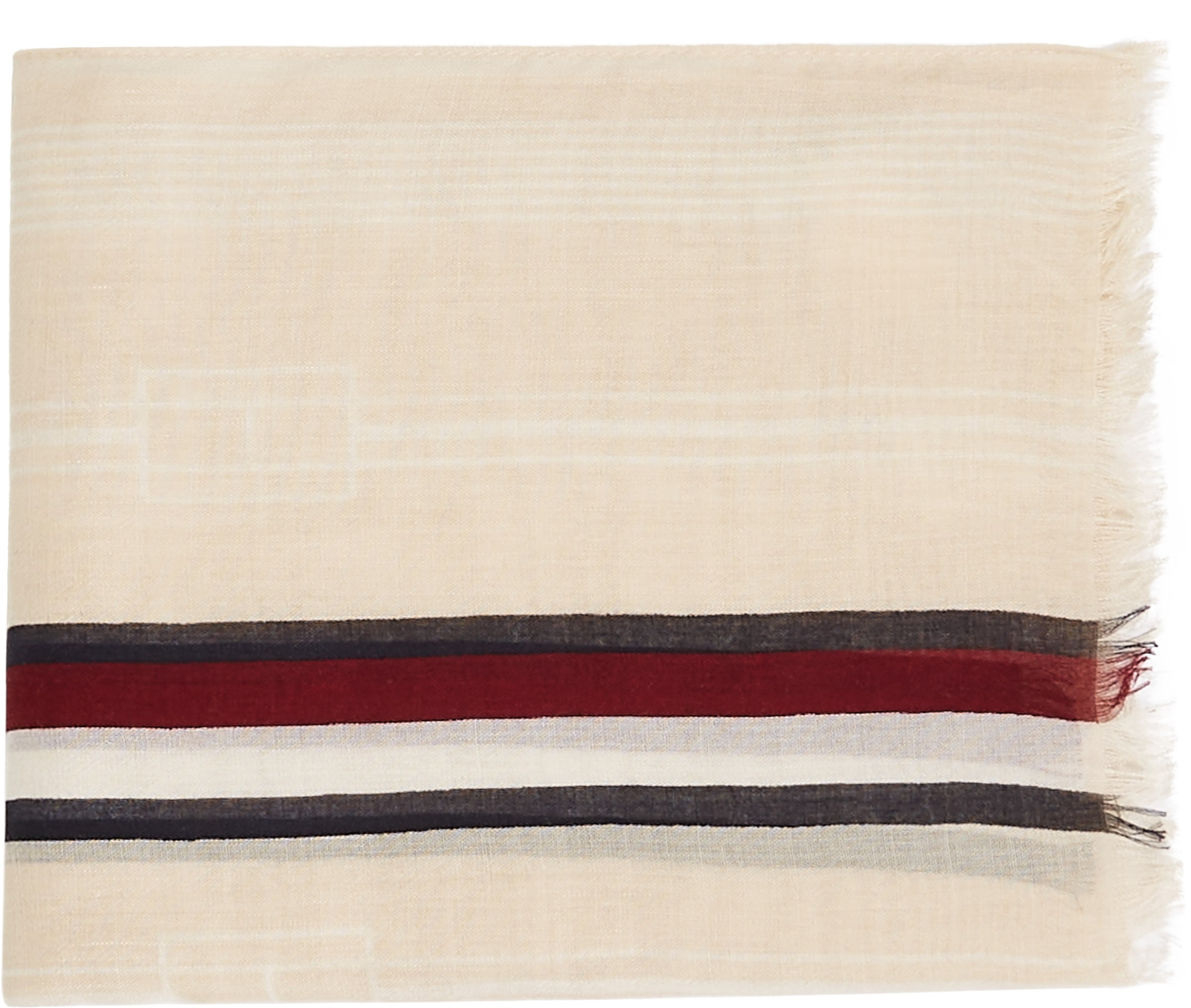 Tommy Hilfiger Schal »ESSENTIAL FLAG SCARF«, transparente Struktur, leicht fransig