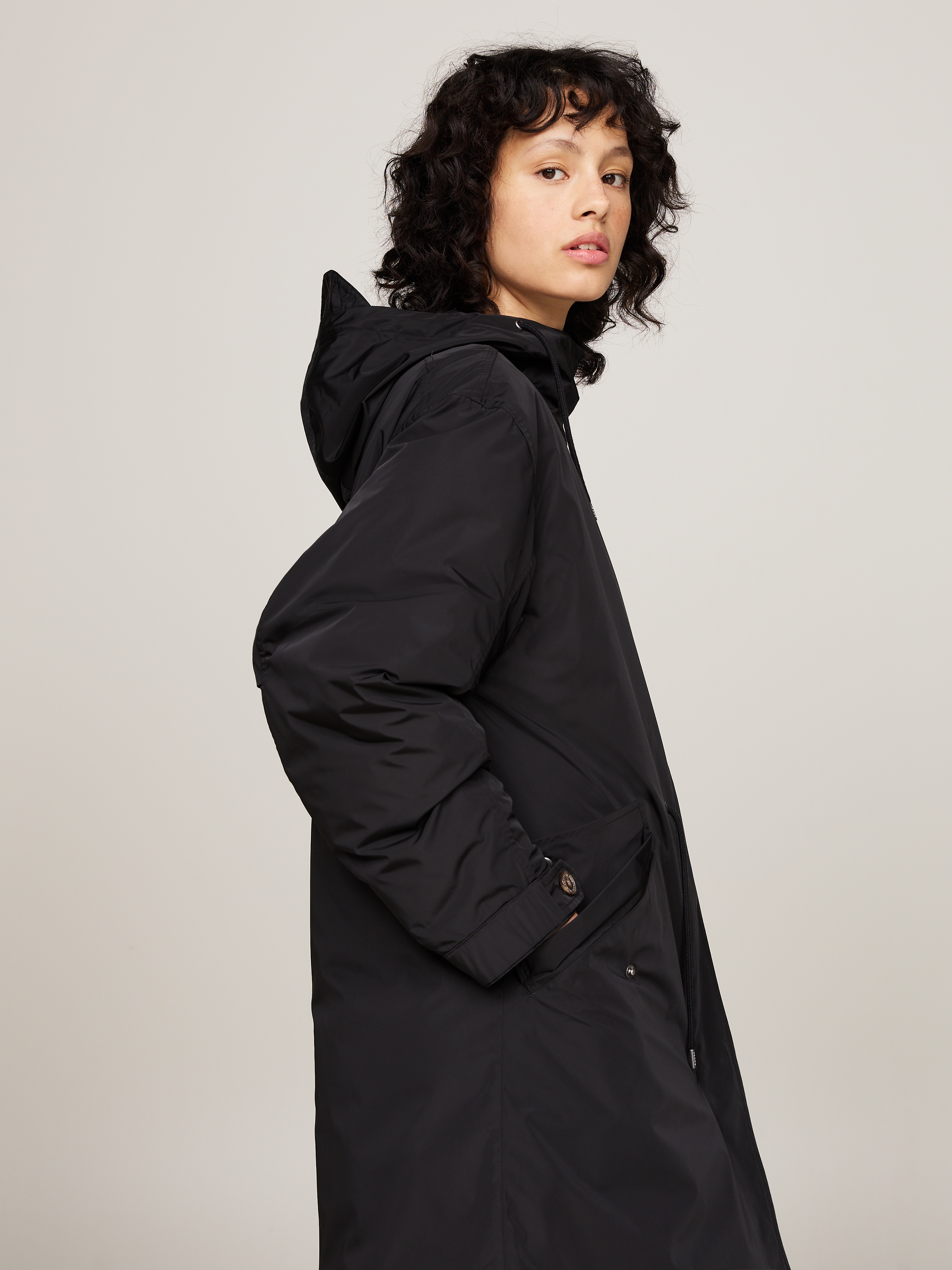 Tommy Jeans Trenchcoat »TJW 2 IN 1 TECHNICAL COAT«, mit Logodruck