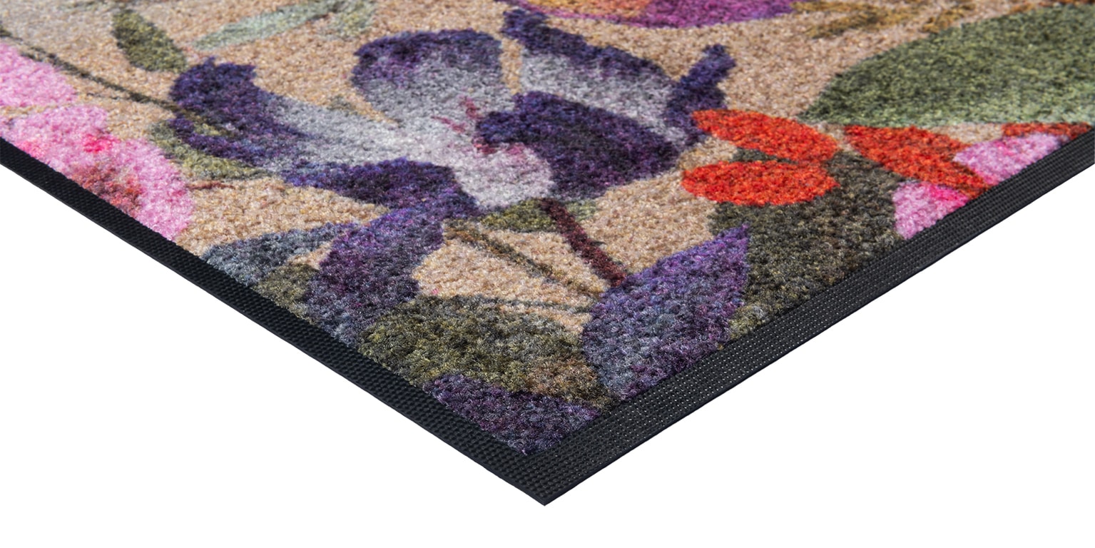 wash+dry by Kleen-Tex Läufer »Midnight Blooms«, rechteckig, 7 mm Höhe