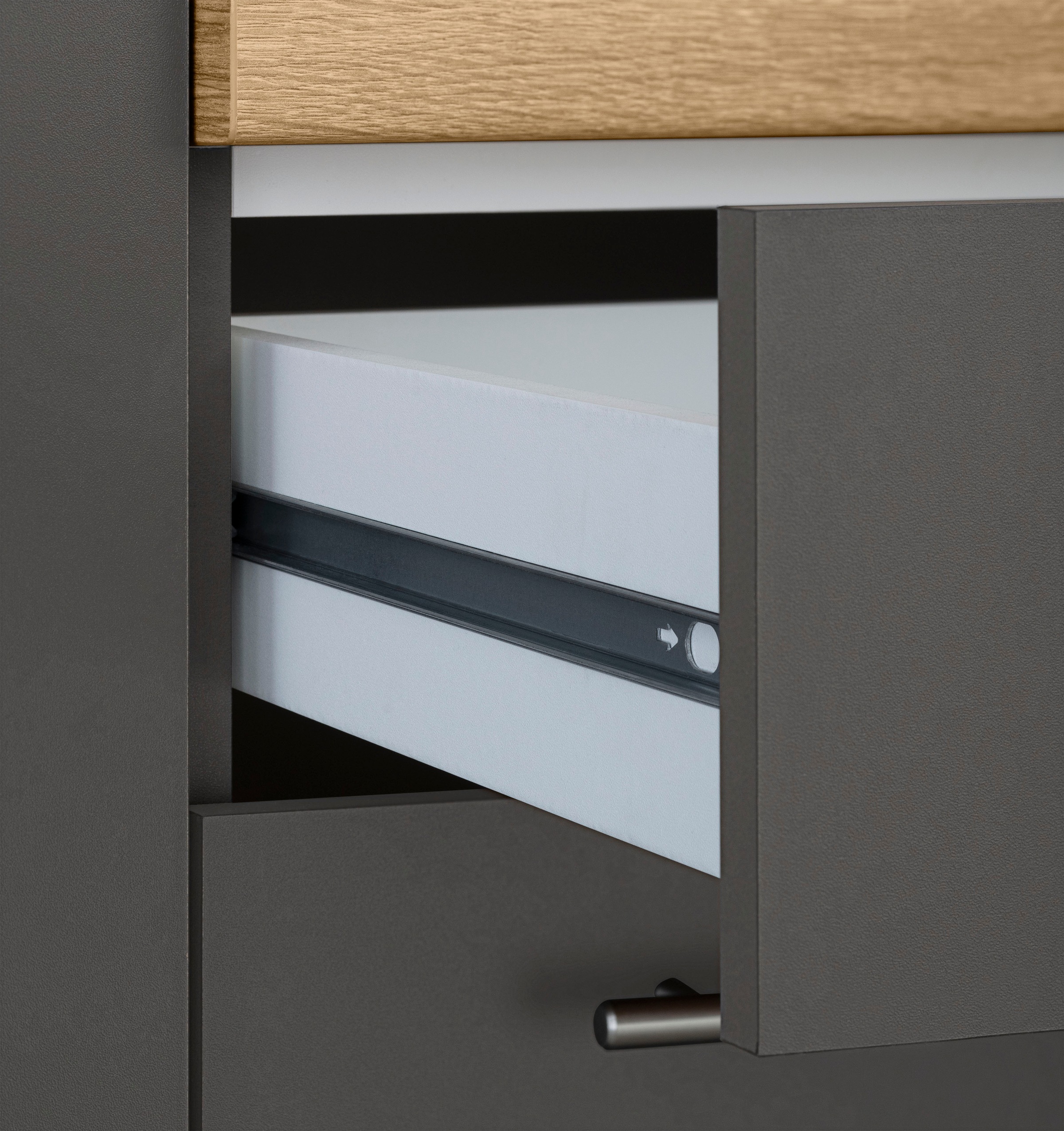wiho Küchen Küchenzeile »Unna«, ohne E-Geräte, Breite 220 cm