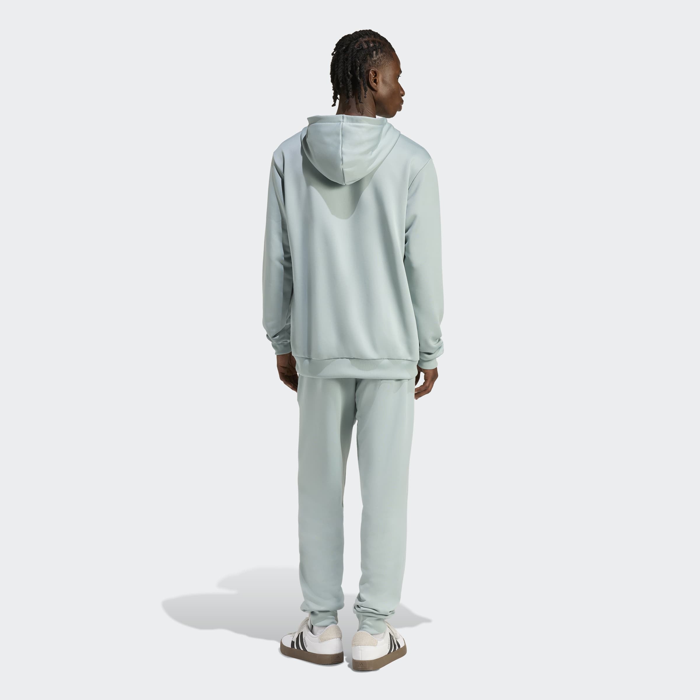 adidas Sportswear Trainingsanzug »BIG LOGO HOODED« 2 tlg. Set aus Hose und Hoodie, aus French-Terry-Material, zweiteilig