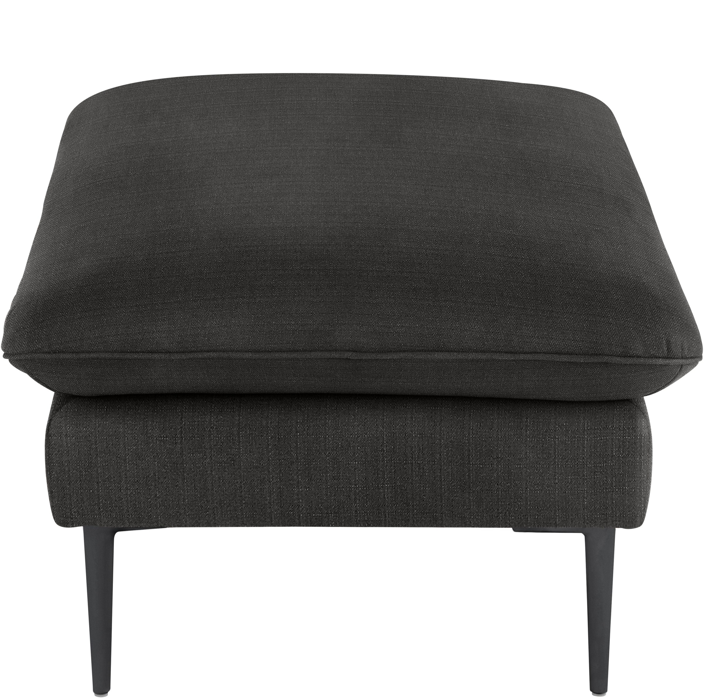 W.SCHILLIG Hocker »enjoy&MORE«, Füße schwarz pulverbeschichtet, Breite 106 cm