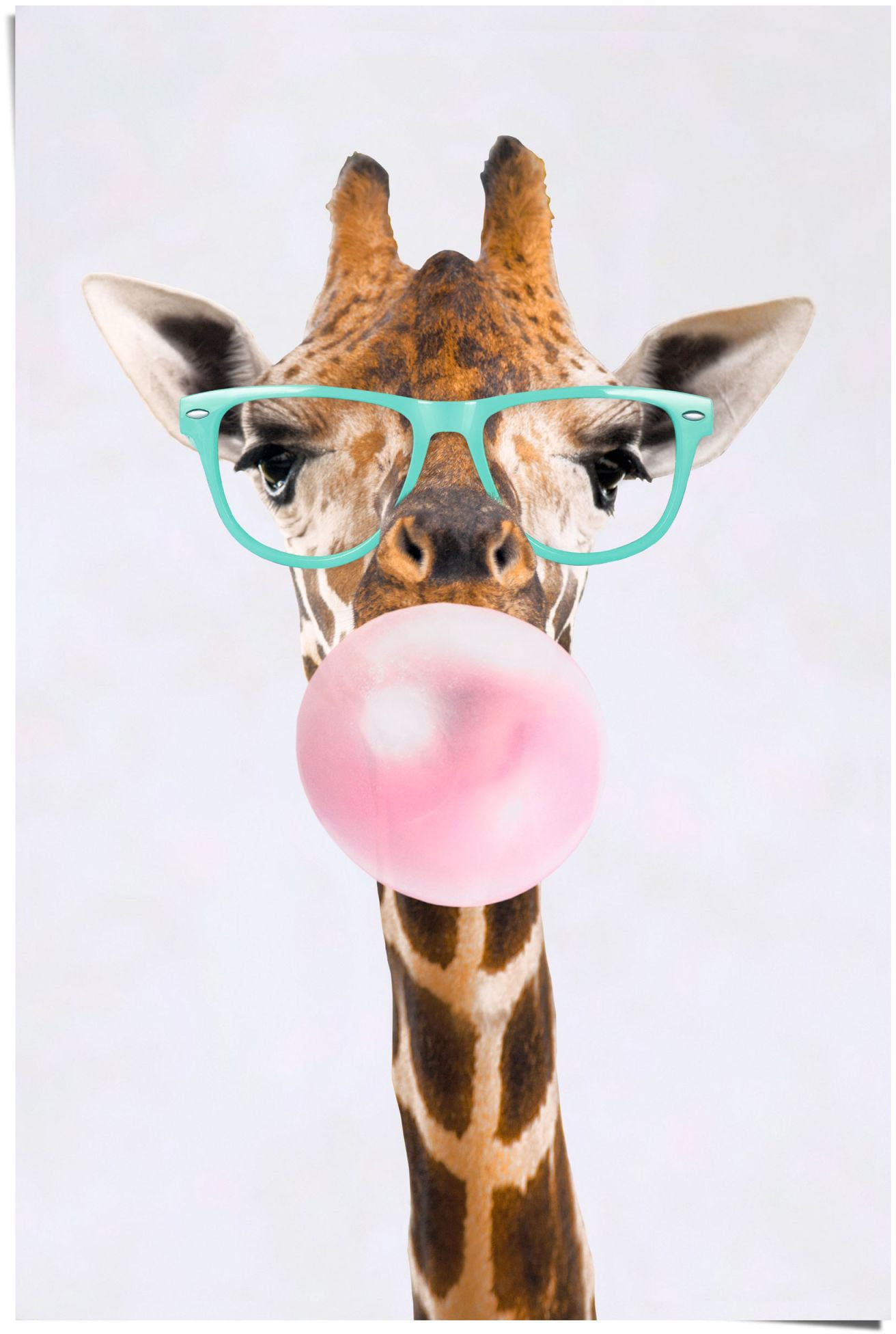 »Poster Rechnung auf Giraffe«, Reinders! kaufen St.) Giraffen, (1 Funky Poster