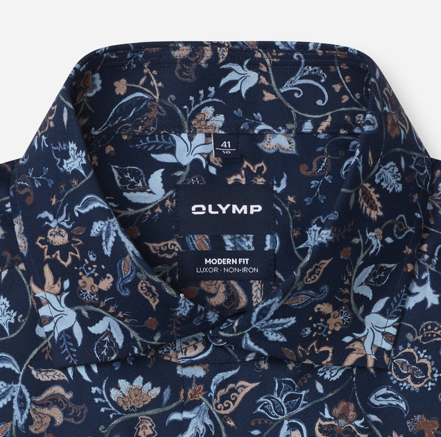 OLYMP Langarmhemd »Luxor« Businesshemd, Kentkragen, Modern Fit
