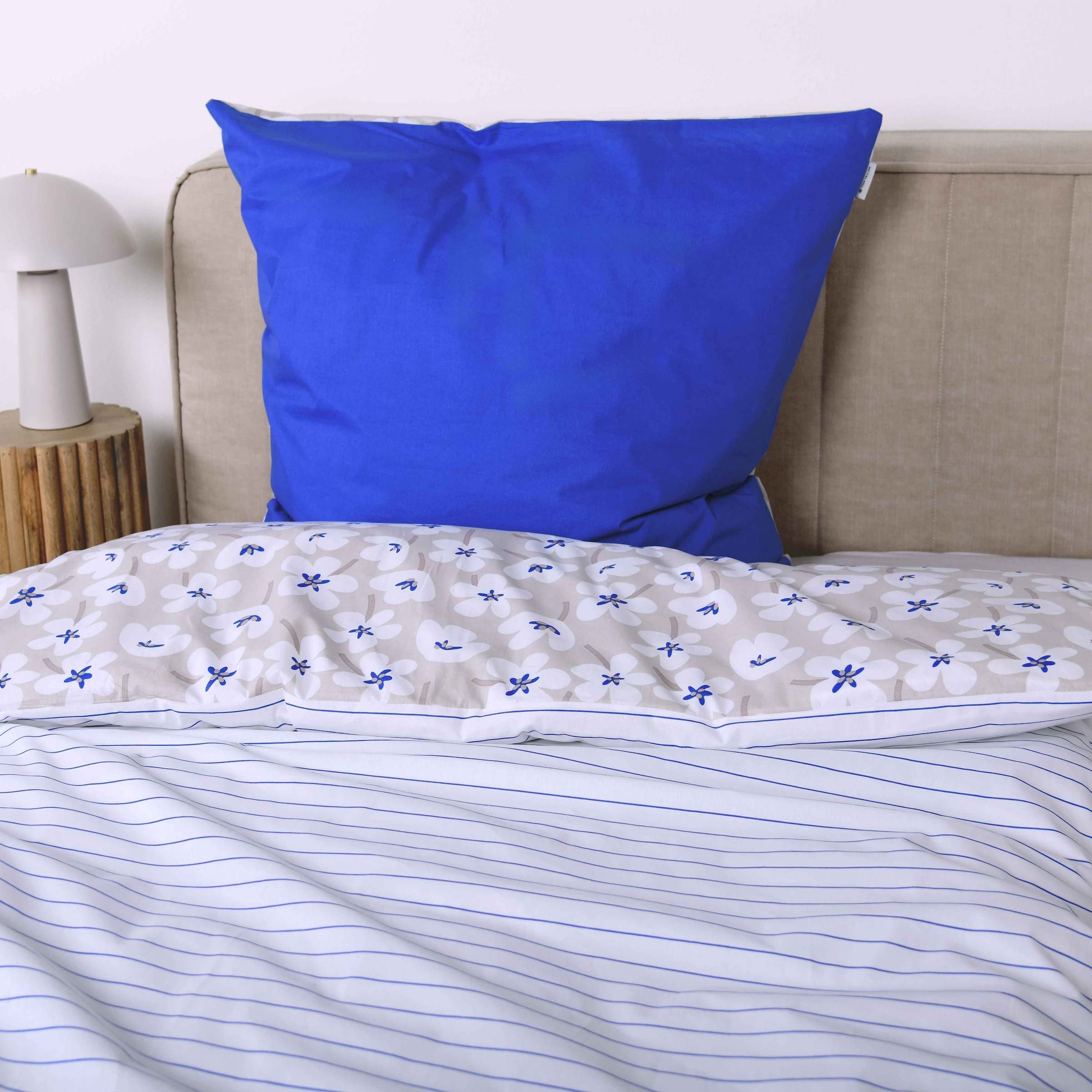TOM TAILOR HOME »FRESH FLOWERS 135x200cm, 155x220cm oder 200x220cm« 2 Stk. new bedroom, mit farbigem Markenreißverschluss