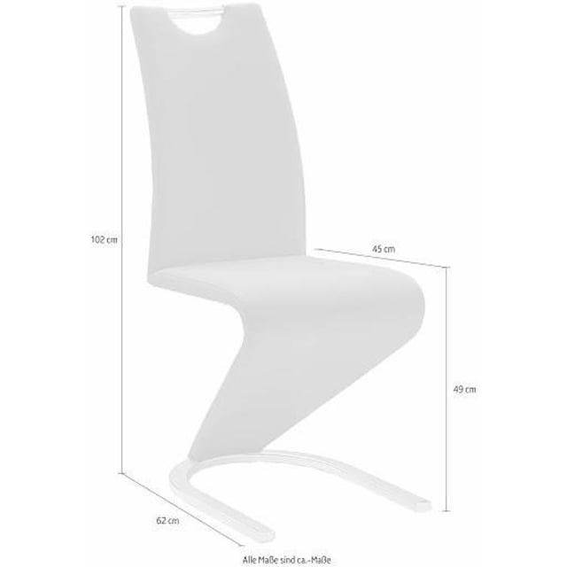 MCA furniture Freischwinger »Amado«, (Set), 2 St., Kunstleder, 2er-, 4er-,  6er-Set, Stuhl belastbar bis 120 Kg auf Rechnung bestellen