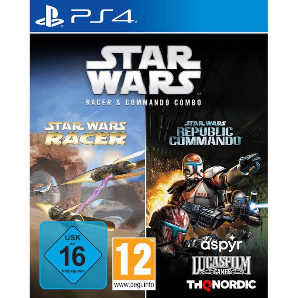 THQ Nordic Spielesoftware »Star Wars Racer and Commando Combo«, PlayStation 4