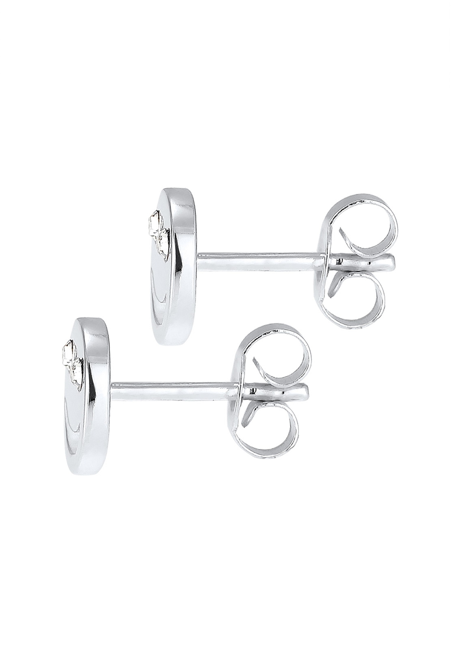 Elli Paar Ohrstecker »Ohrringe mit Smiling Face 925 Silber, mit Kristallen von Swarovski®«