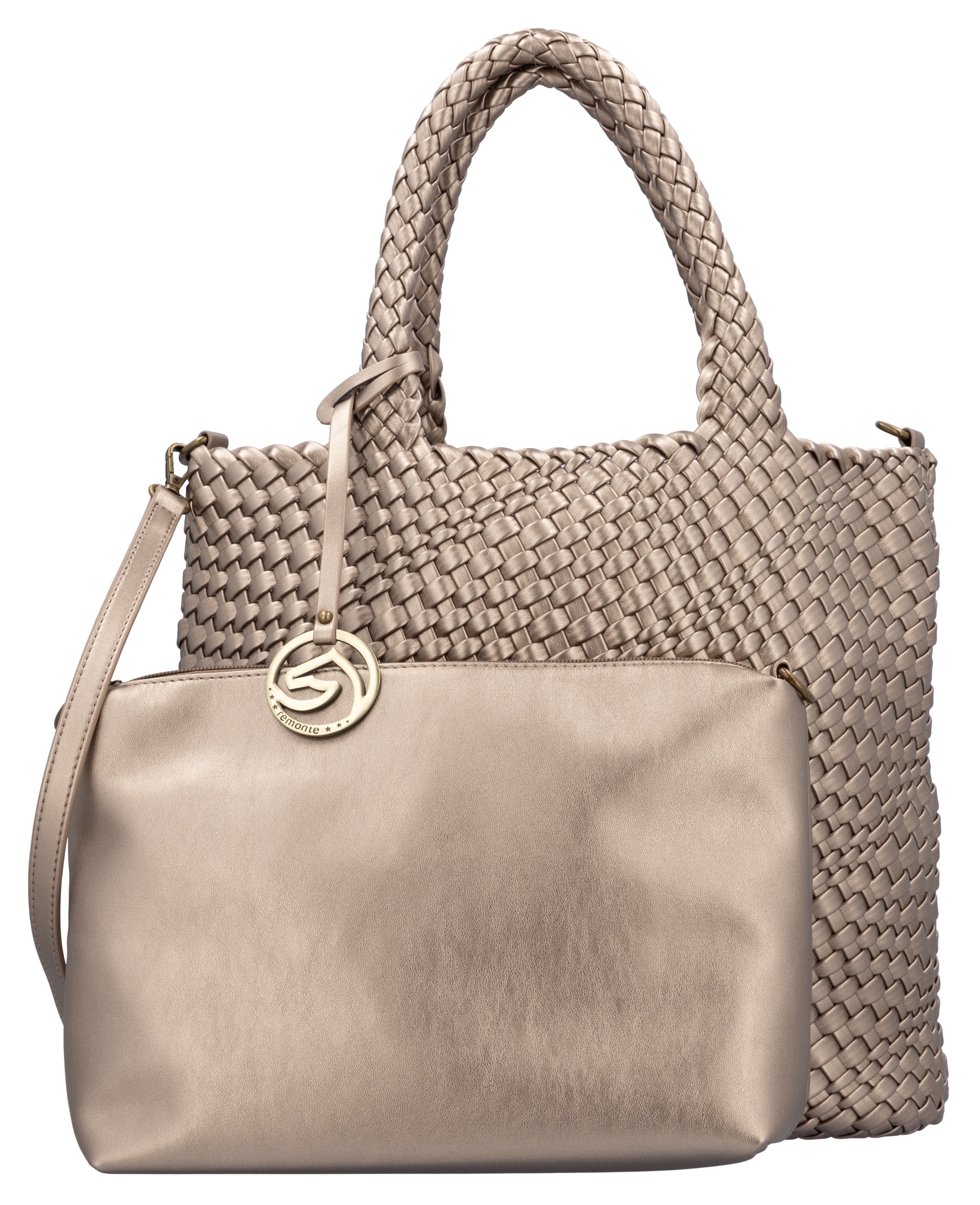 Remonte Umhängetasche, Damen-Henkeltasche, Schultertasche mit herausnehmbarer Innentasche