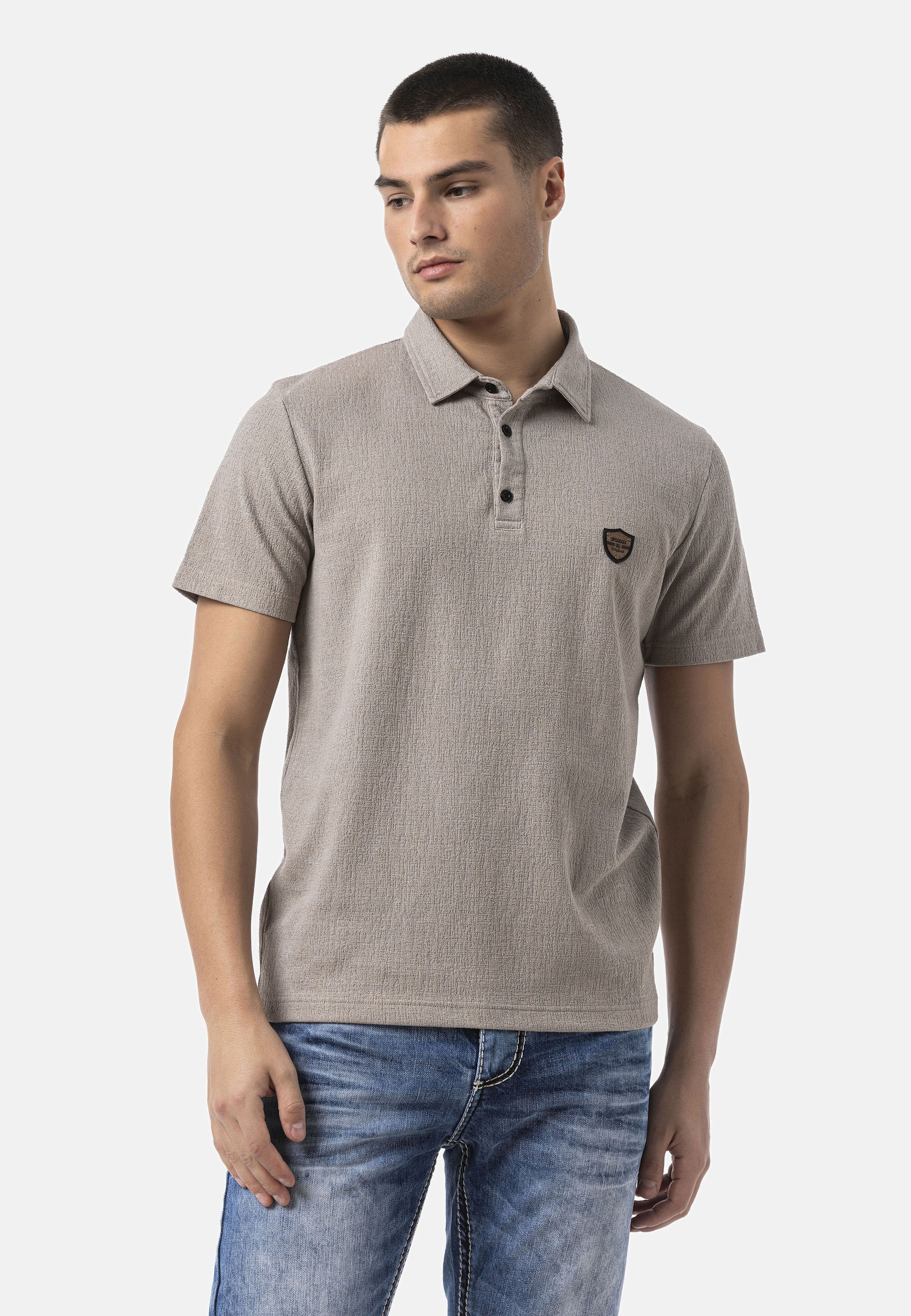 Cipo & Baxx T-Shirt »CT825« Weicher Baumwollmix