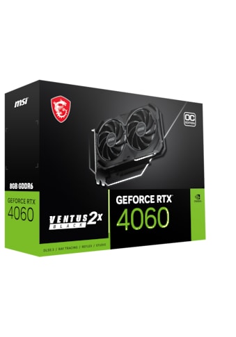 Grafikkarte »RTX 4060 VENTUS 2X 8G OC«, 8 GB, GDDR6