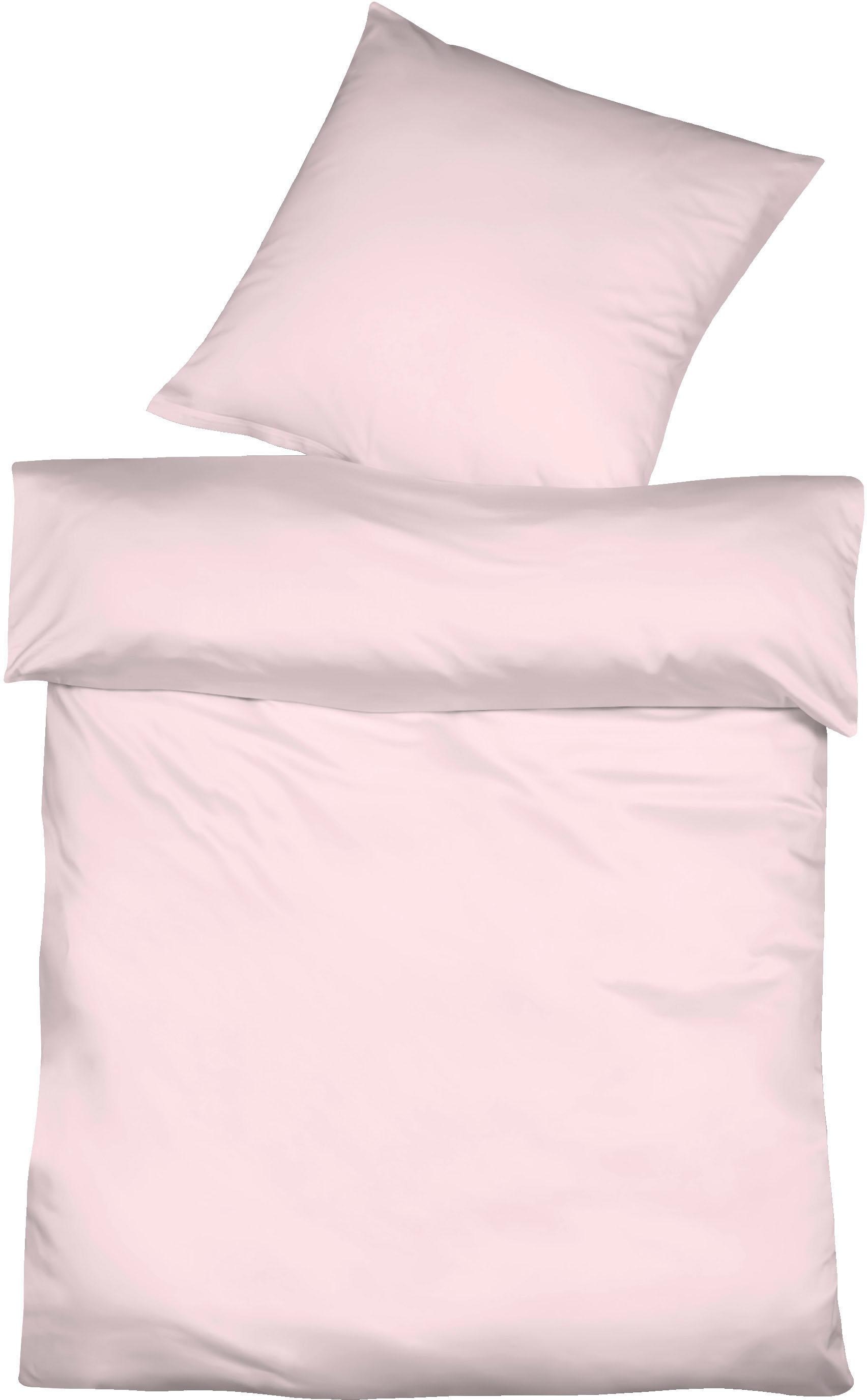 fleuresse Bettwäsche »Provence in Gr. 135x200, 155x220 oder 200x200 cm« 2 Stk. Halbleinen, 50% Baumwolle, 50% Leinen, Gr. 135x200, 155x220, 200x200cm