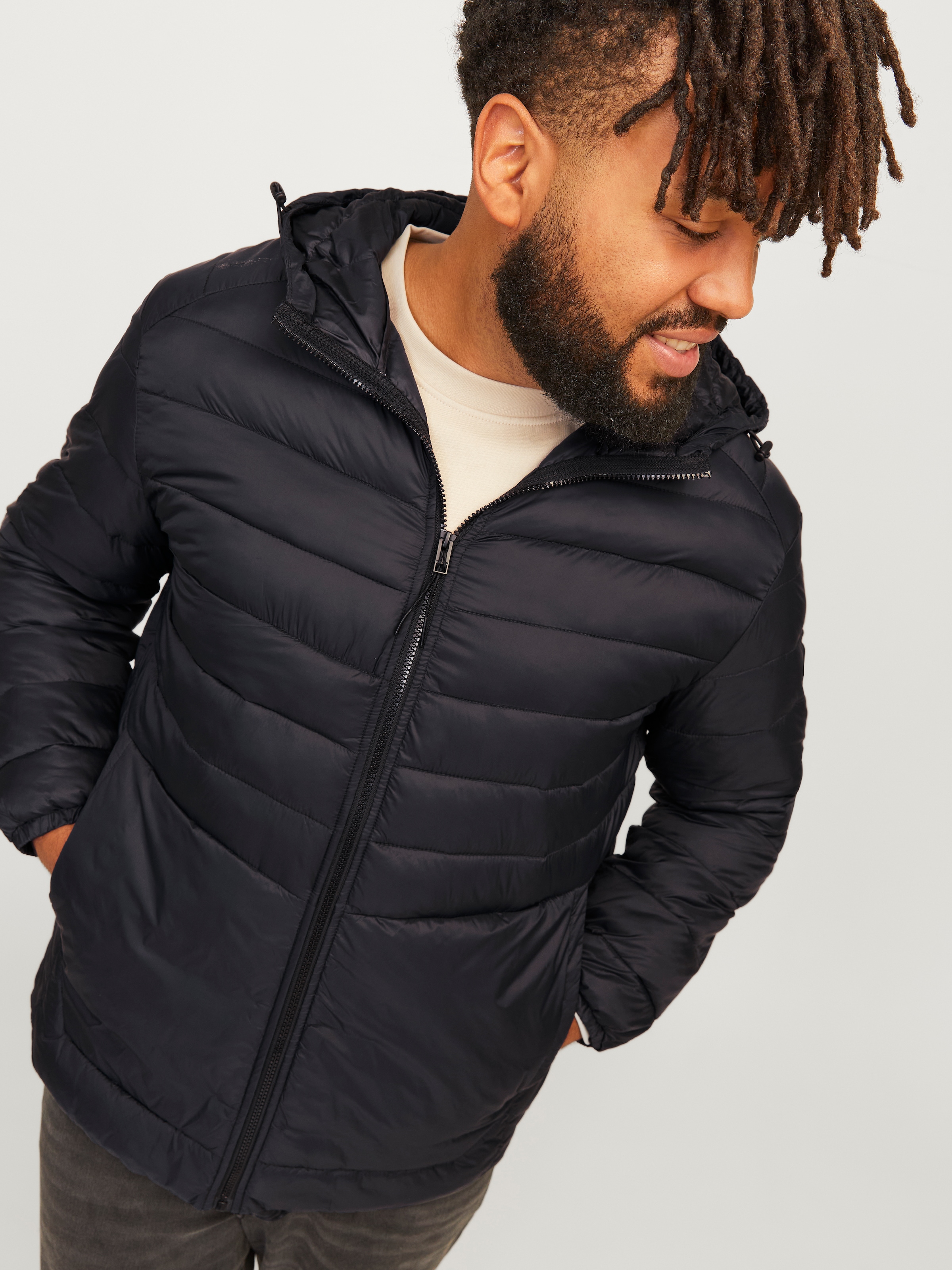 Jack & Jones PlusSize Steppjacke »JJESPRINT PUFFER HOOD NOOS PLS«, ohne Kapuze