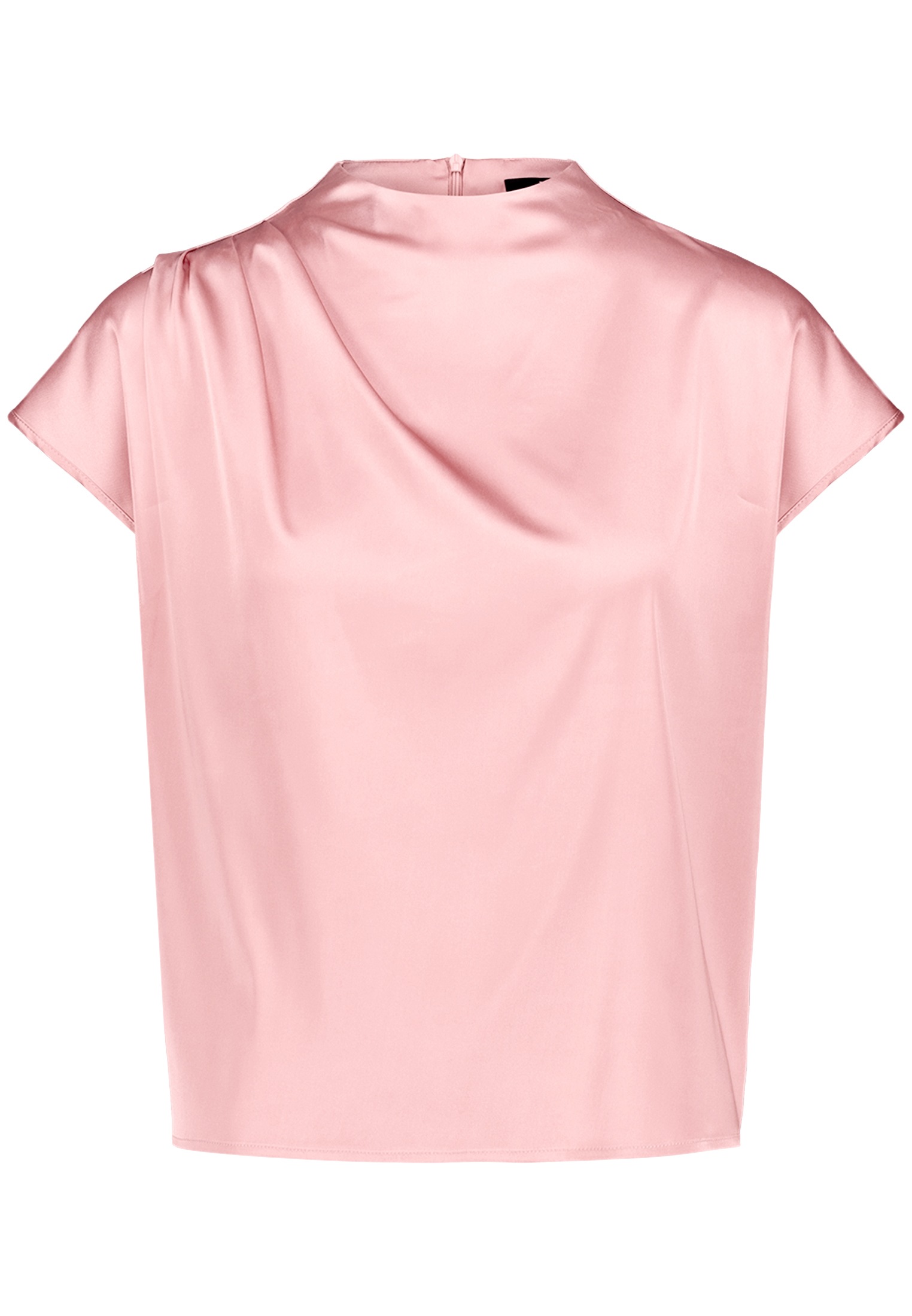 Zero Satinbluse »Satin-Bluse mit Kragen«