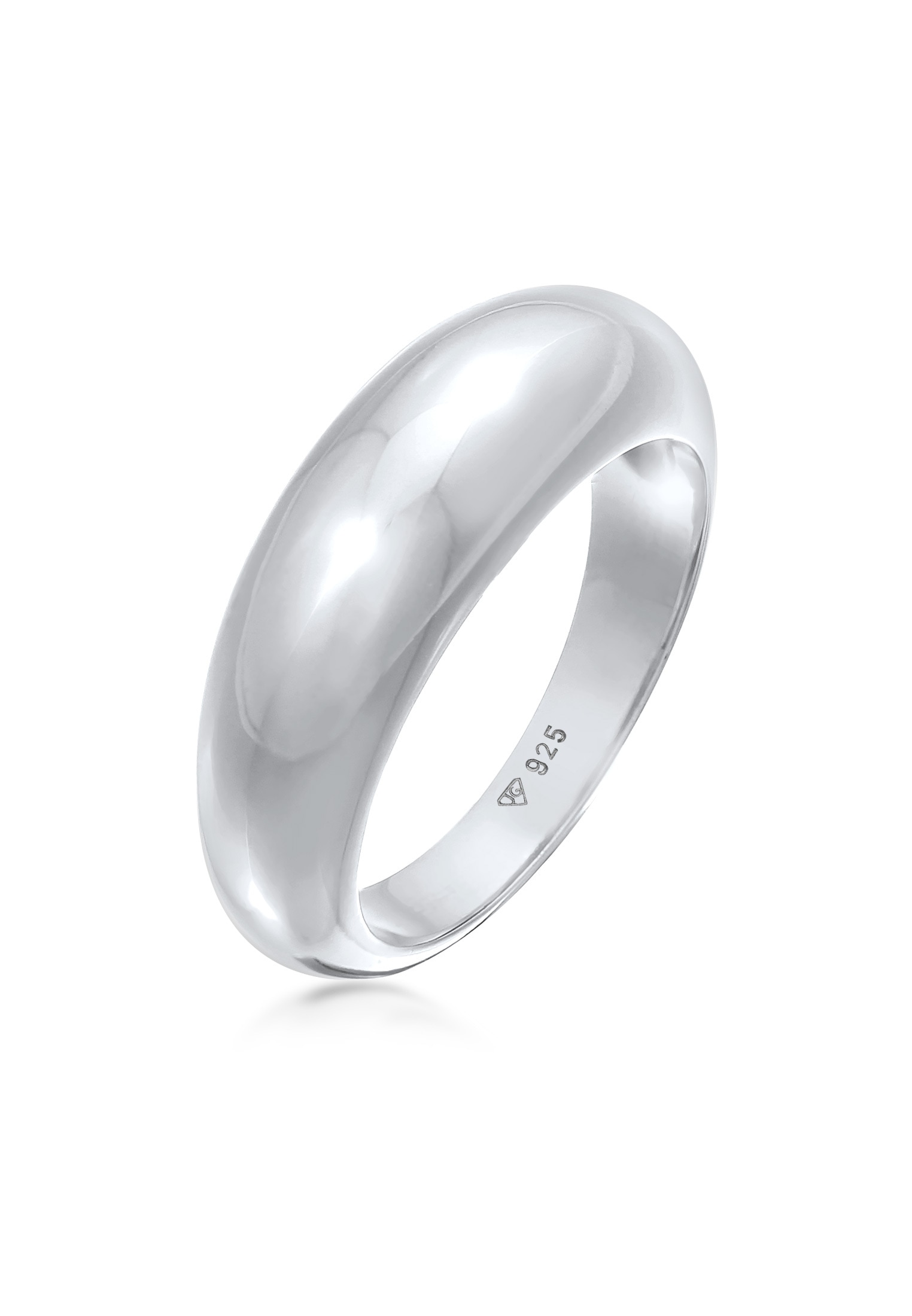 Elli Premium Siegelring »Ring Bandring Stapelring Chunky 925er Silber«