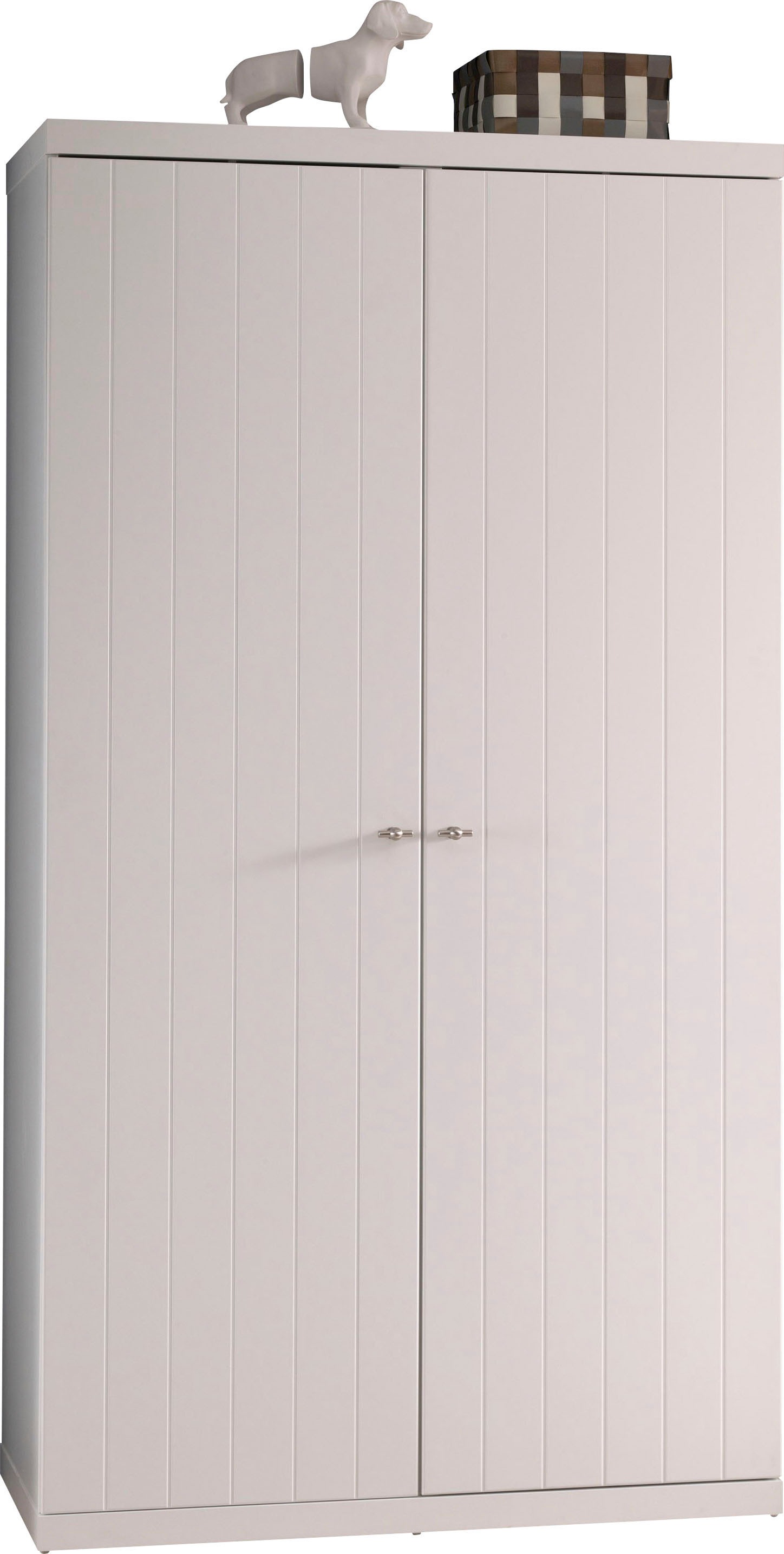 Vipack Kleiderschrank, (Made in Europe), Kleiderschrank mit 2 Türen, Hängemöglichkeit und Wäschefächern