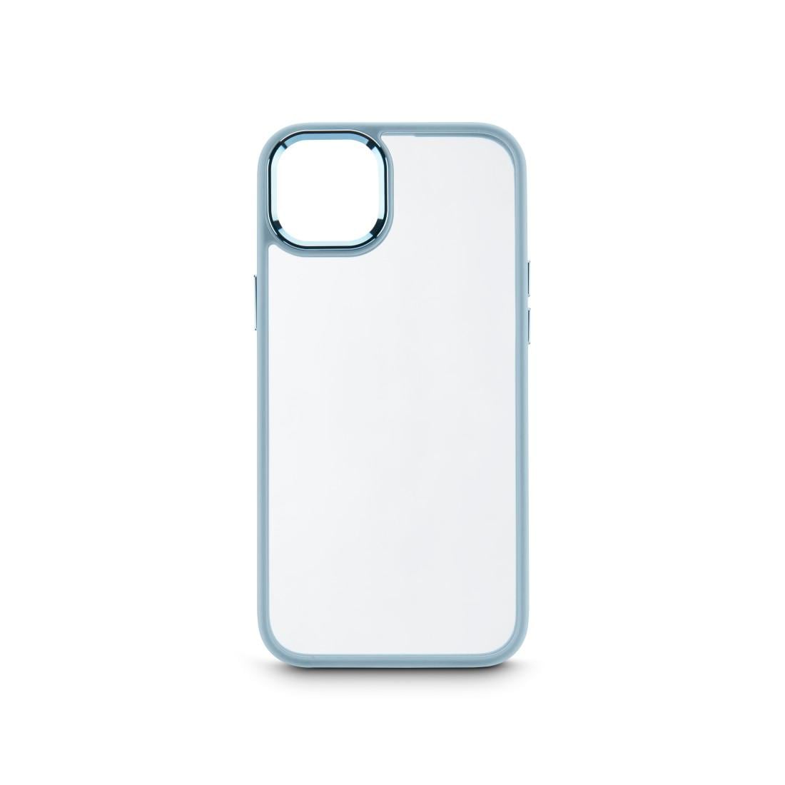 Hama Smartphone-Hülle »Handyhülle für Apple iPhone 15 Plus, durchsichtig Blau, stabil«, iPhone 15 Plus