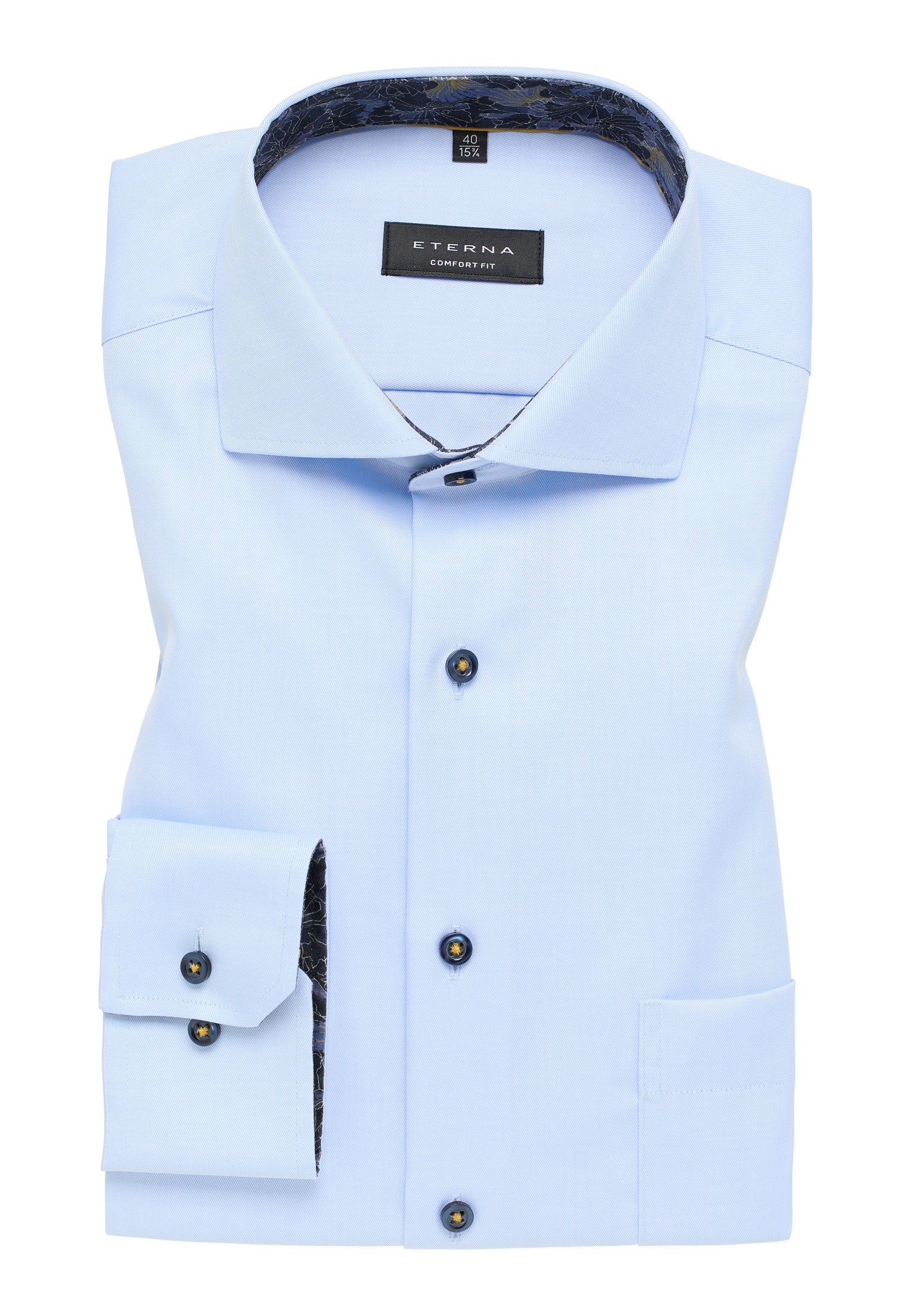 Eterna Langarmhemd »COMFORT FIT« NON IRON (bügelfrei)