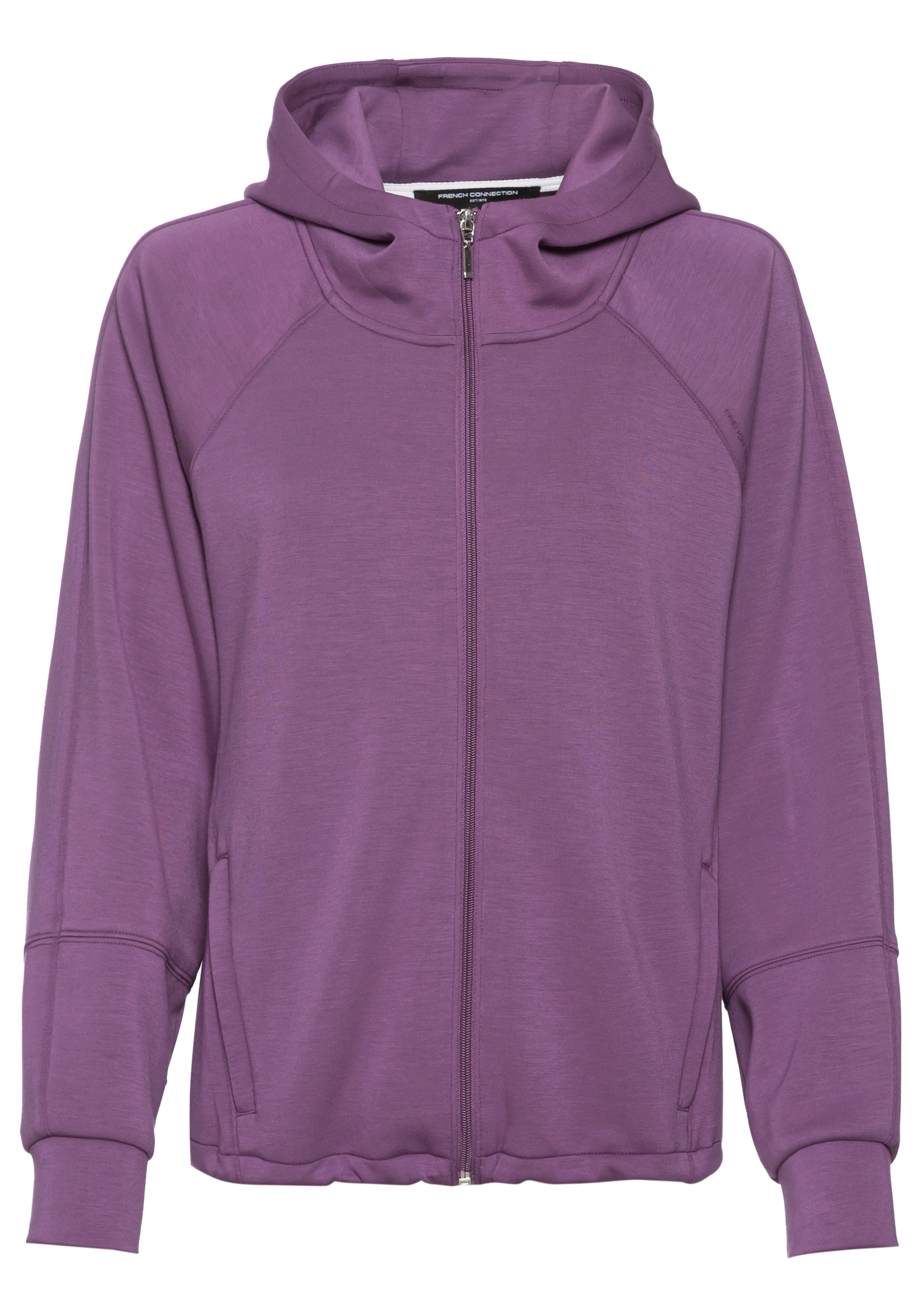 French Connection Sweatjacke, mit seitlichen Reißverschlusstasche, Loungewear