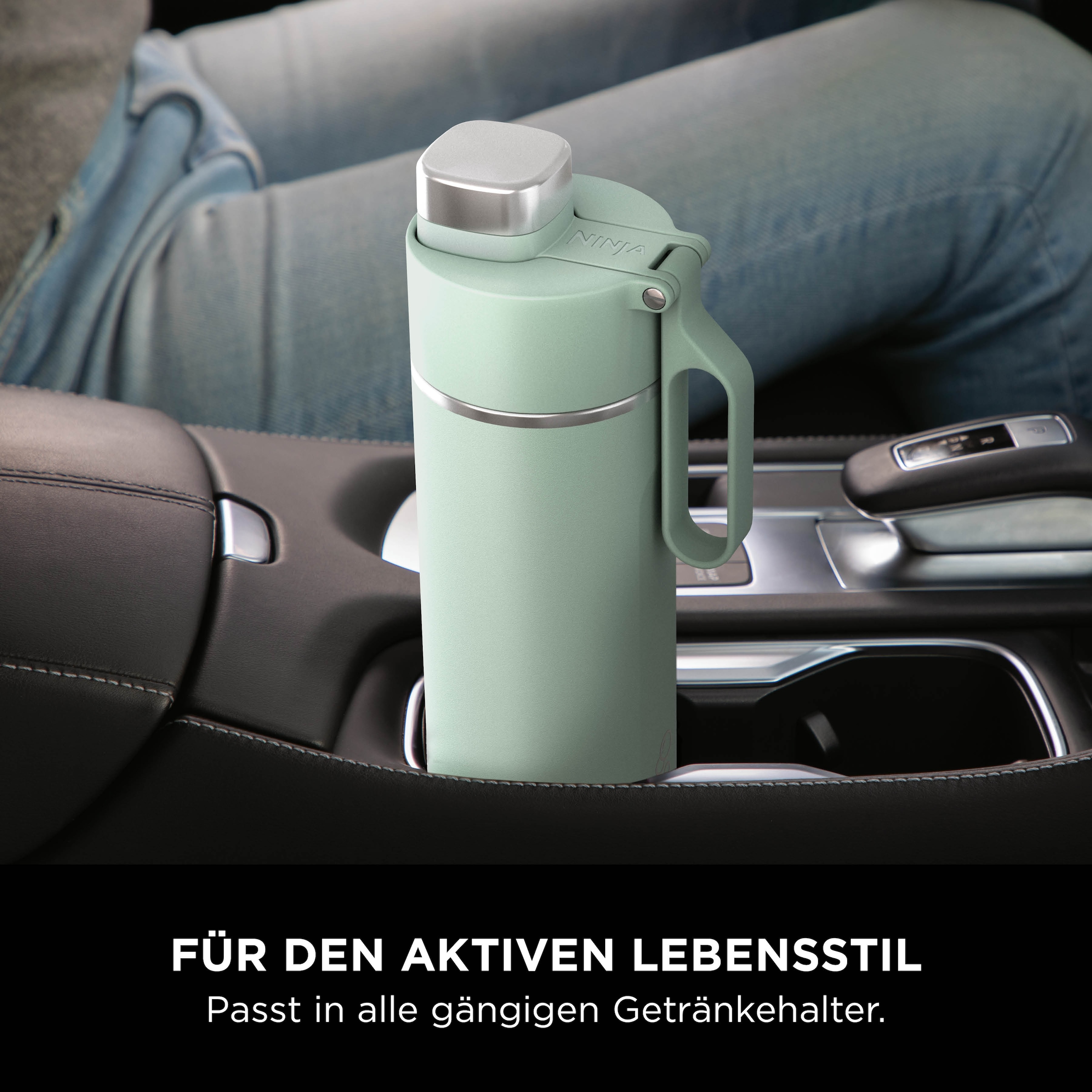 NINJA Isolierflasche »Ninja Thirsti Reiseflasche –  530 ml DW1801EUU / 700 ml DW2401EUU« Getränke bleiben 24 Stunden kalt, 12 Stunden heiß, Eis hält 2 Tage