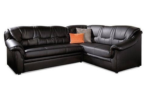 DOMO collection Ecksofa »Montana, zeitlose Rückensteppung, bequeme Armlehnen, L-Form«, wahlweise mit Bettfunktion