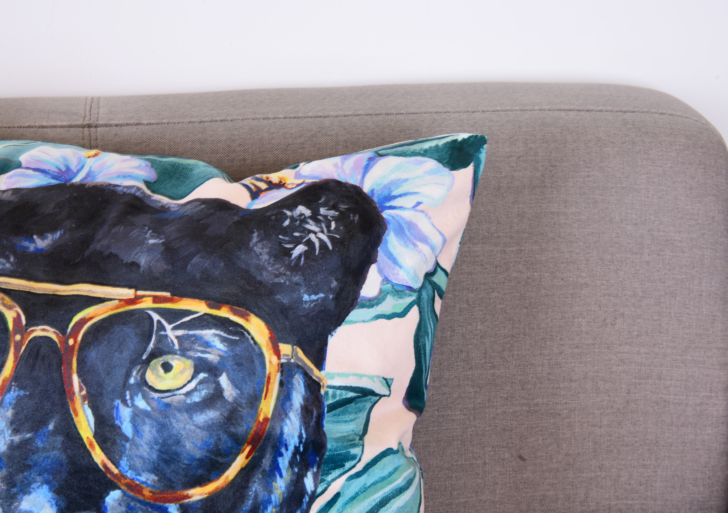 MIRRORS AND MORE Dekokissen »PANRO« gemustert, Dekokissen mit Füllung